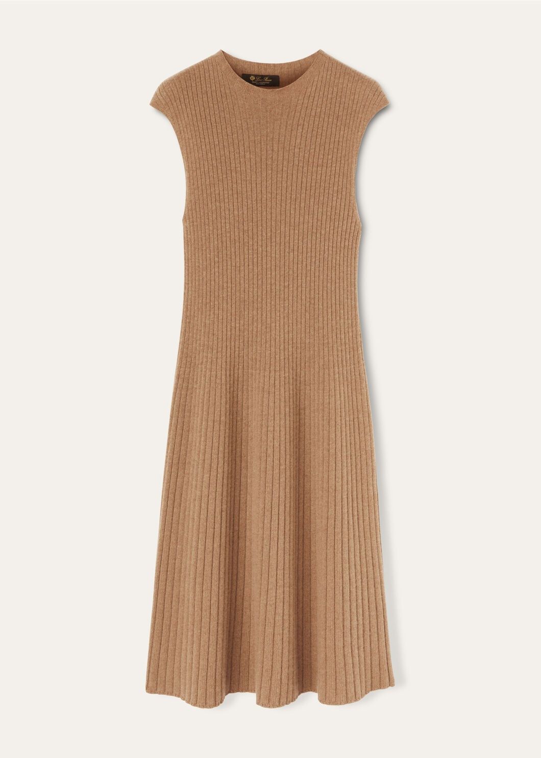Loro Piana o1srvl11e0825 FAO5744 Cervatto Midi Dress in Brown Size L / US 10 / IT 46 - 1 Thumbnail