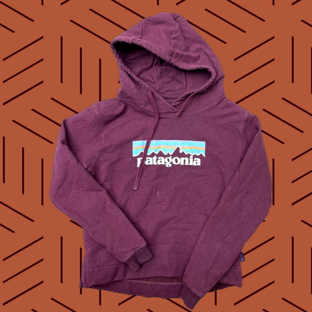 Patagonia VINTAGE Patagonia Uprisal Hoodie Sweatshirt Womens XS Pastel P-6 Logo Red Size XS / US 0-2 / IT 36-38 - 1 Thumbnail