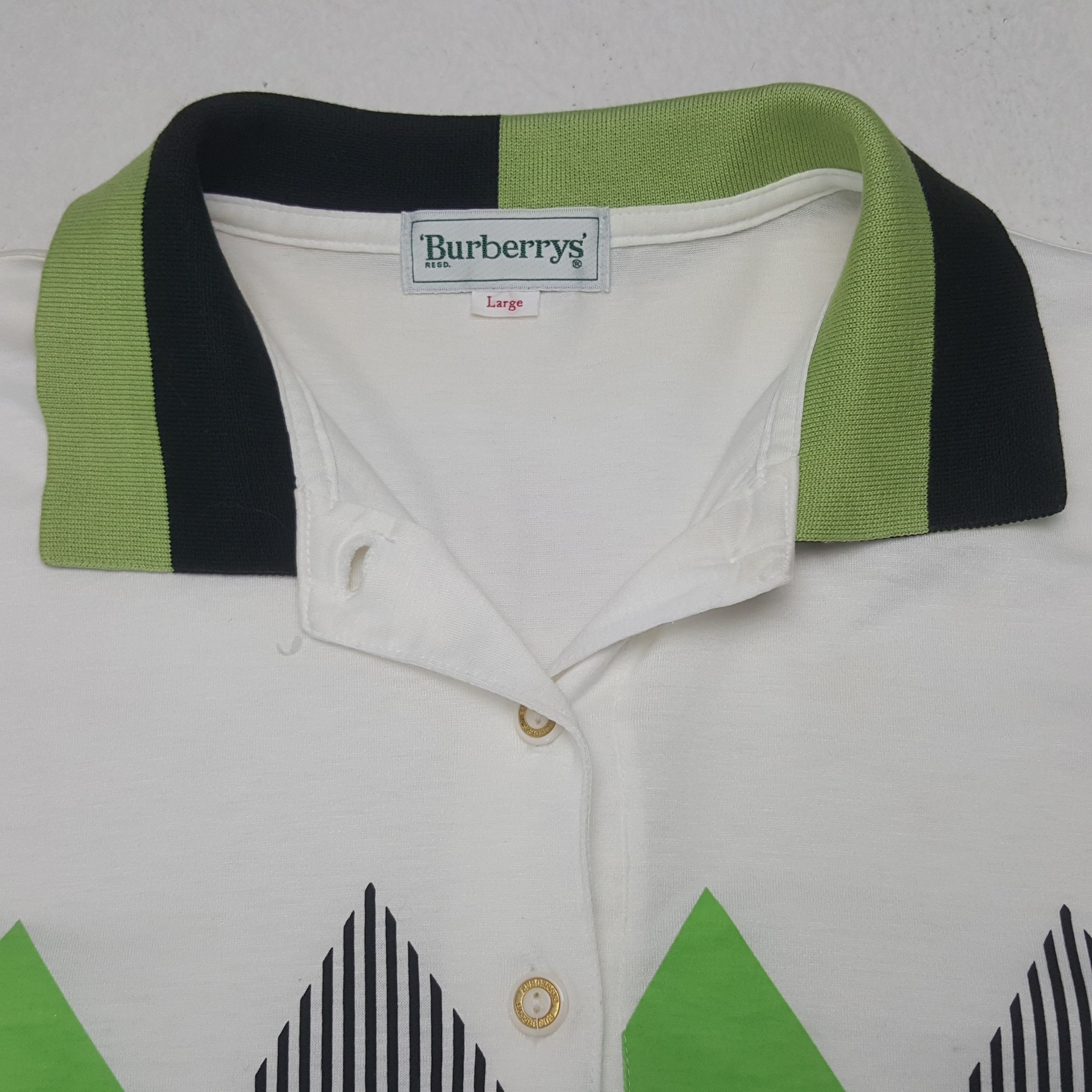 Burberry × Vintage Vintage Burberrys Polos Shirt Size L / US 10 / IT 46 - 5 Thumbnail