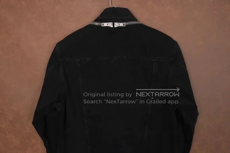 Alexander Wang Alexander Wang Black Denim Cold Shoulder Jacket. Size US XS / EU 42 / 0 - 4 Thumbnail