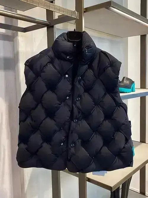 Japanese Brand × Vintage Black quilted woven puffer bubble vest Size US L / EU 52-54 / 3 - 2 Thumbnail