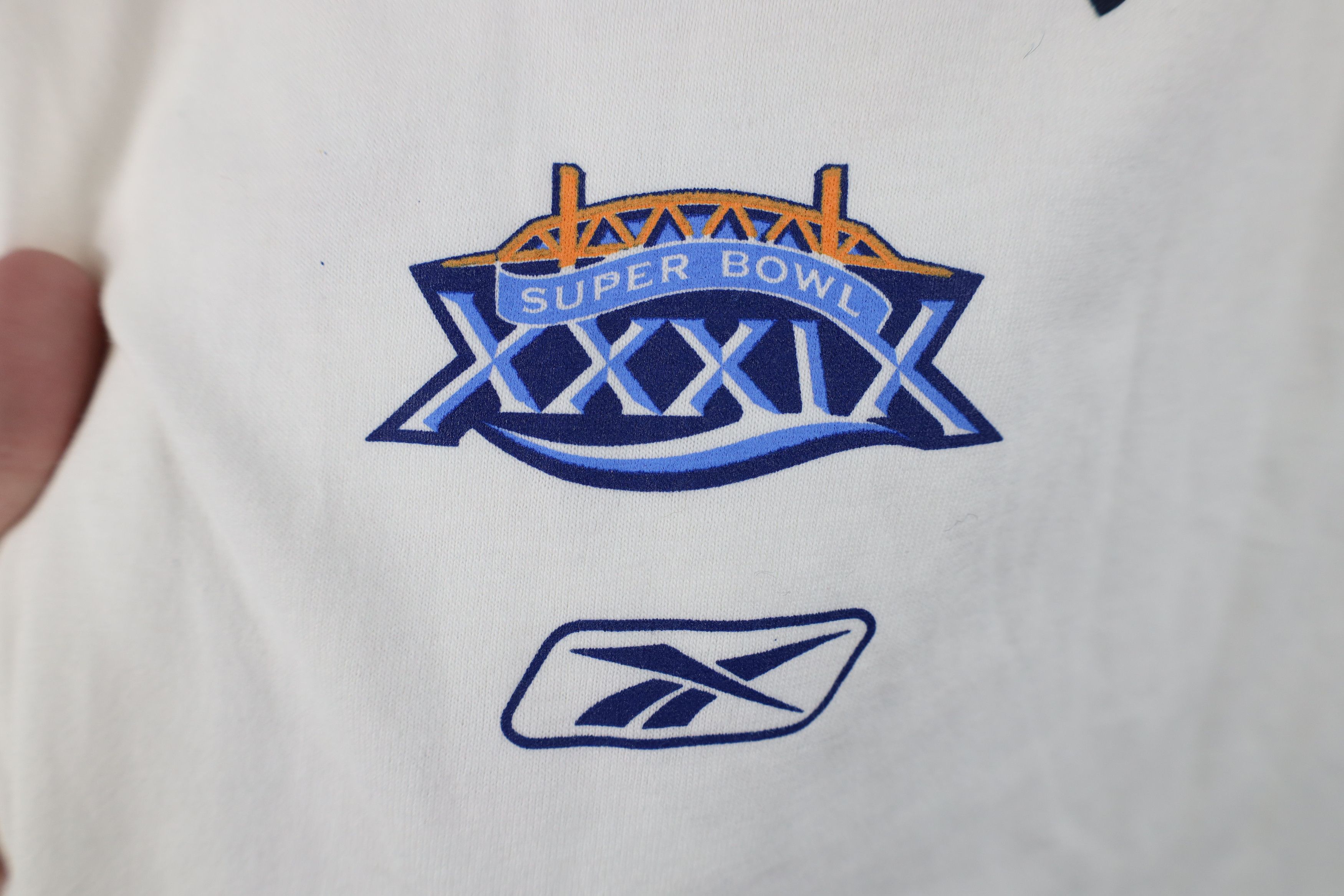 Reebok NOS Vintage Reebok New England Patriots Locker Room T-Shirt Size US L / EU 52-54 / 3 - 7 Thumbnail