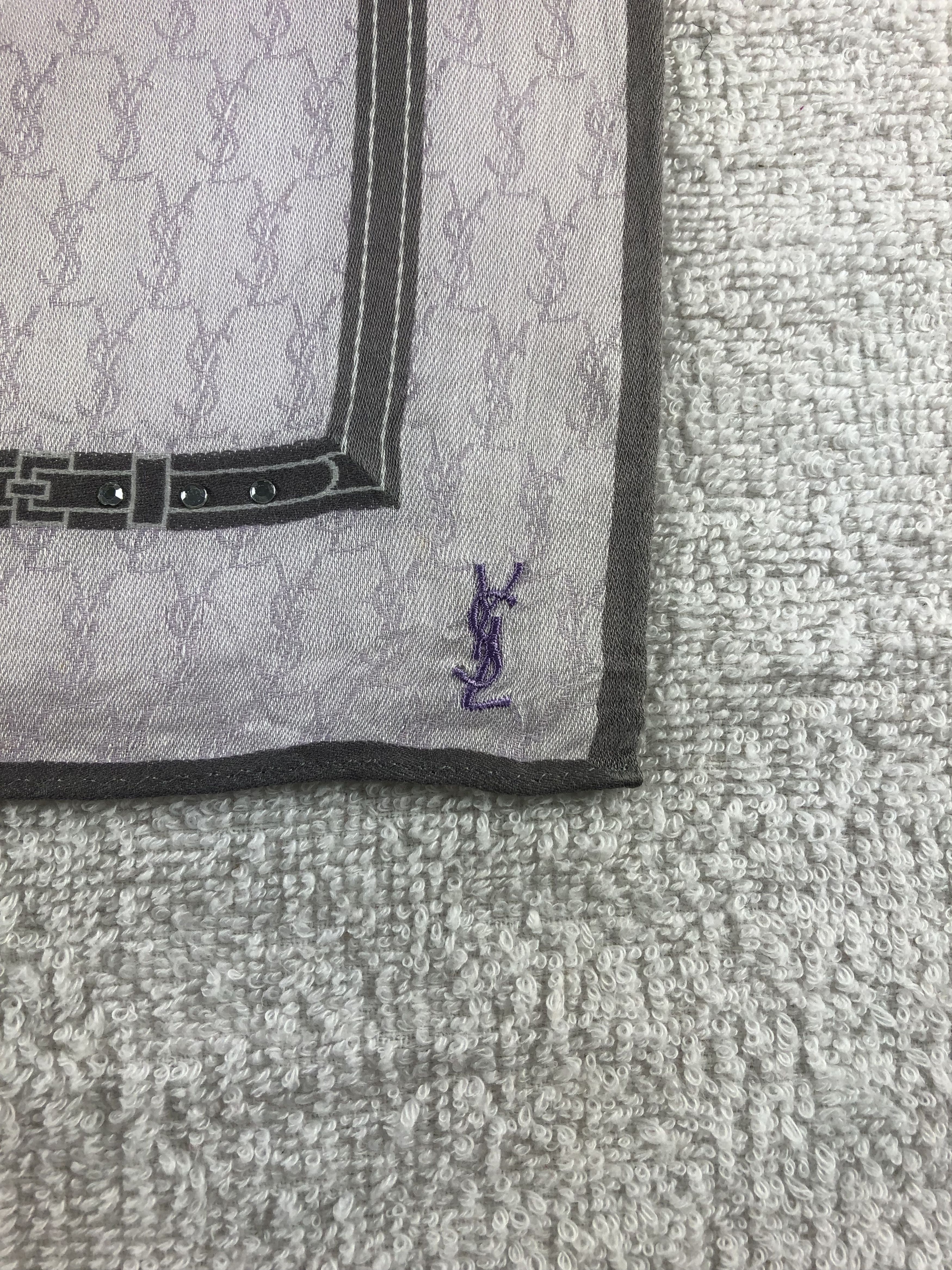 Vintage Yves Saint Laurent Handkerchief / Bandana / Neckerchief Size ONE SIZE - 5 Thumbnail