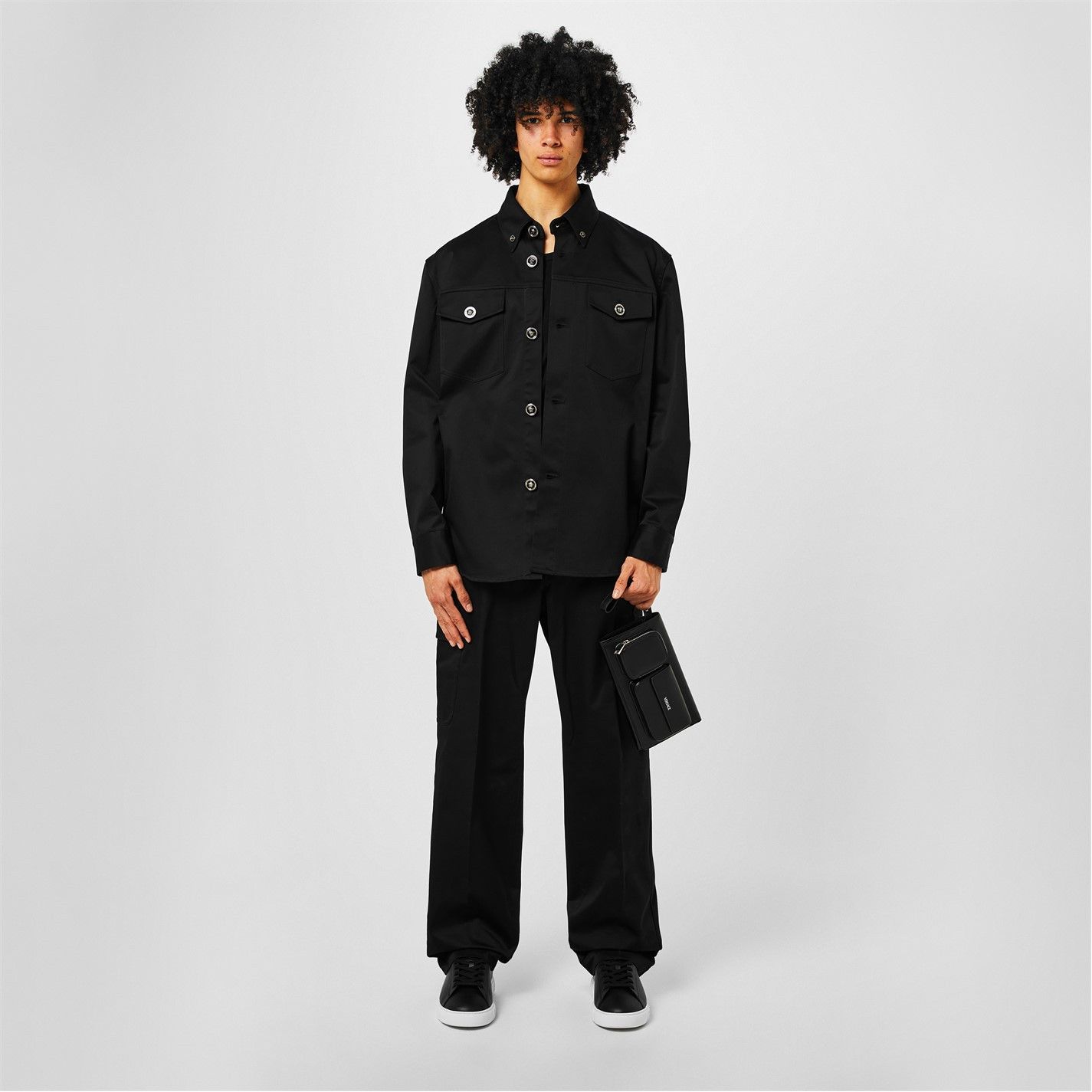 Versace o1g2r1mq0526 Size: OS / Cargo Trifold Mini Bag in Black Size ONE SIZE - 5 Thumbnail