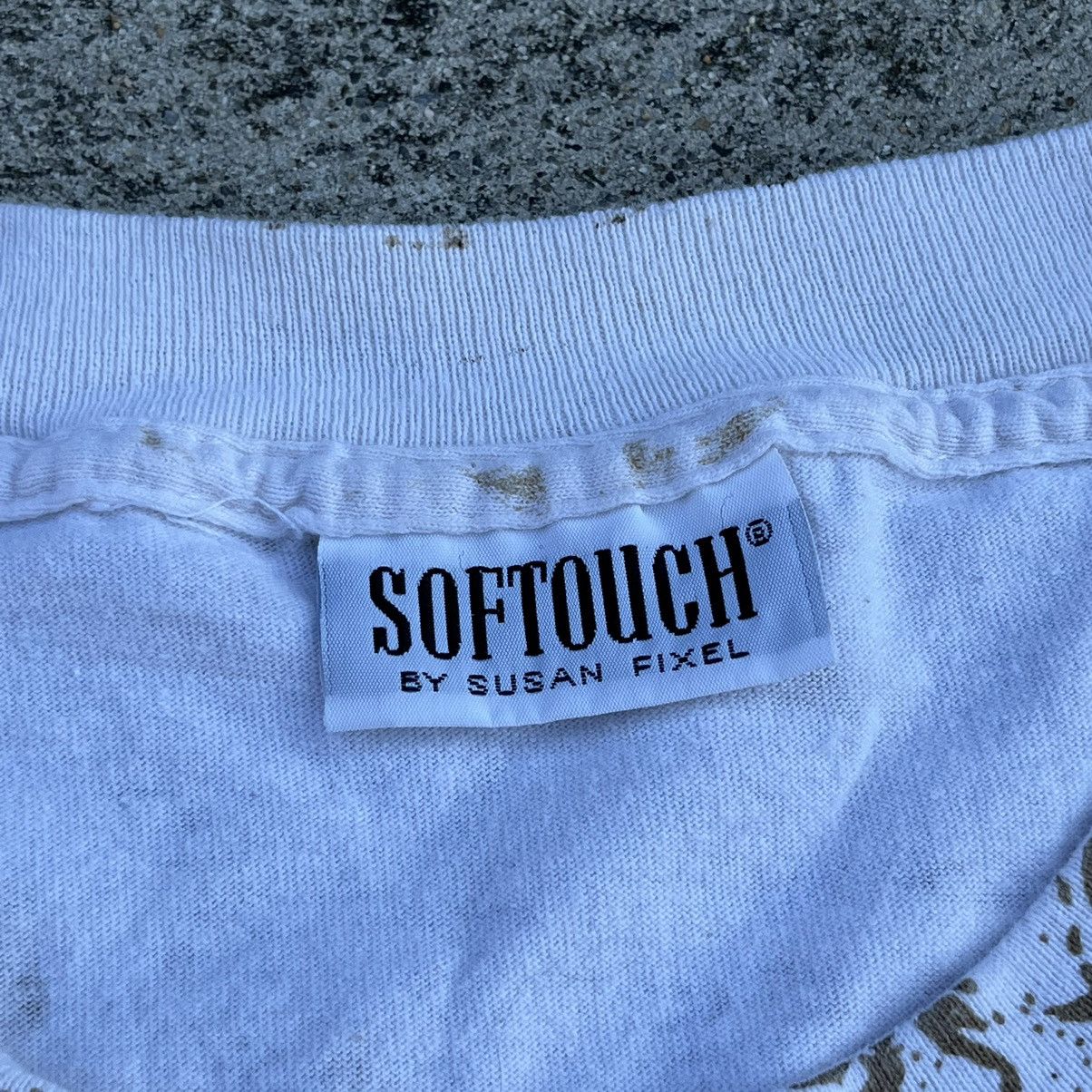 Vintage Rare Vintage 90’s Softouch by Susan Fixel “Old Map” T-Shirt Size US XL / EU 56 / 4 - 7 Thumbnail