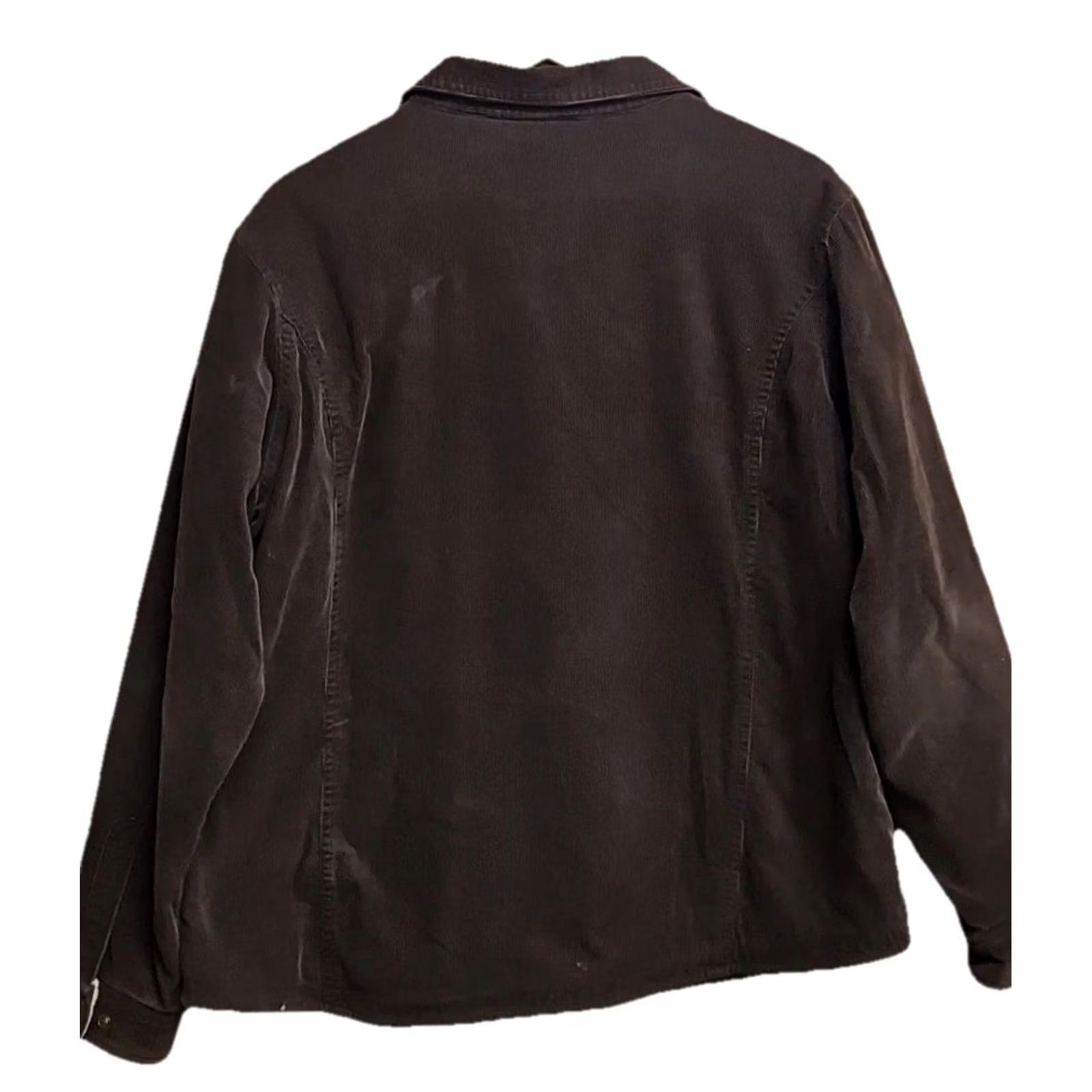 Vintage VINTAGE? No — Woolrich Women's XL Barn Jacket Brown Espresso Sherpa Lined Canvas Coat Coat? Size XL / US 12-14 / IT 48-50 - 3 Thumbnail
