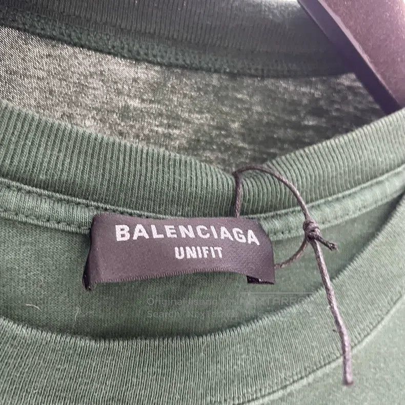 Other Balenciaga Green Printed Chest Logo Short Sleeve Size US S / EU 44-46 / 1 - 4 Thumbnail