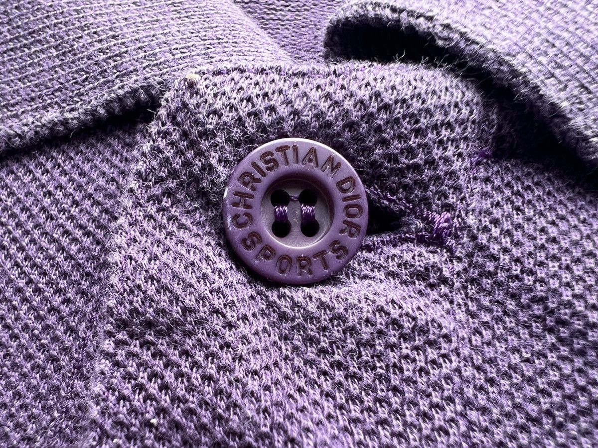 Christian Dior Monsieur × Vintage Vintage Christian Dior Sport Long Sleeve Polo Shirt Size US L / EU 52-54 / 3 - 7 Thumbnail