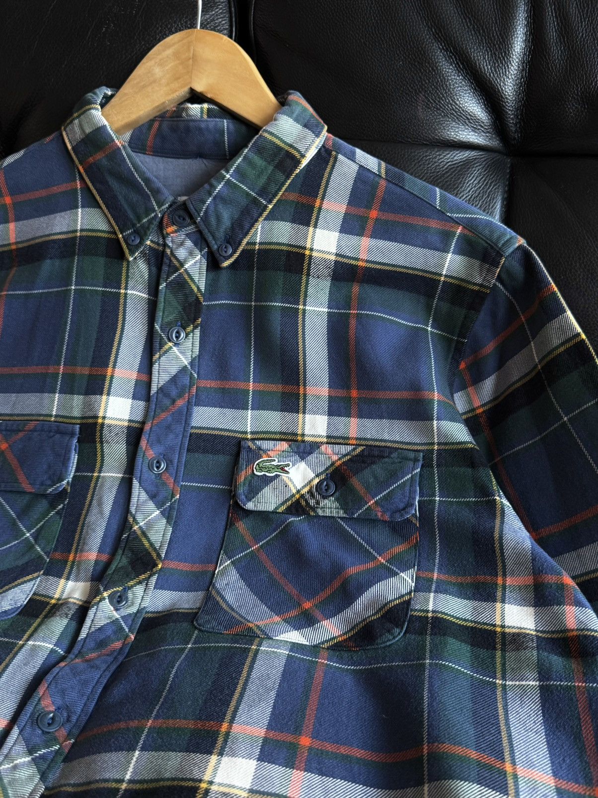 Lacoste Lacoste LIVE Tartan Plaid Button Up Shirt Double Pocket Size US M / EU 48-50 / 2 - 15 Thumbnail