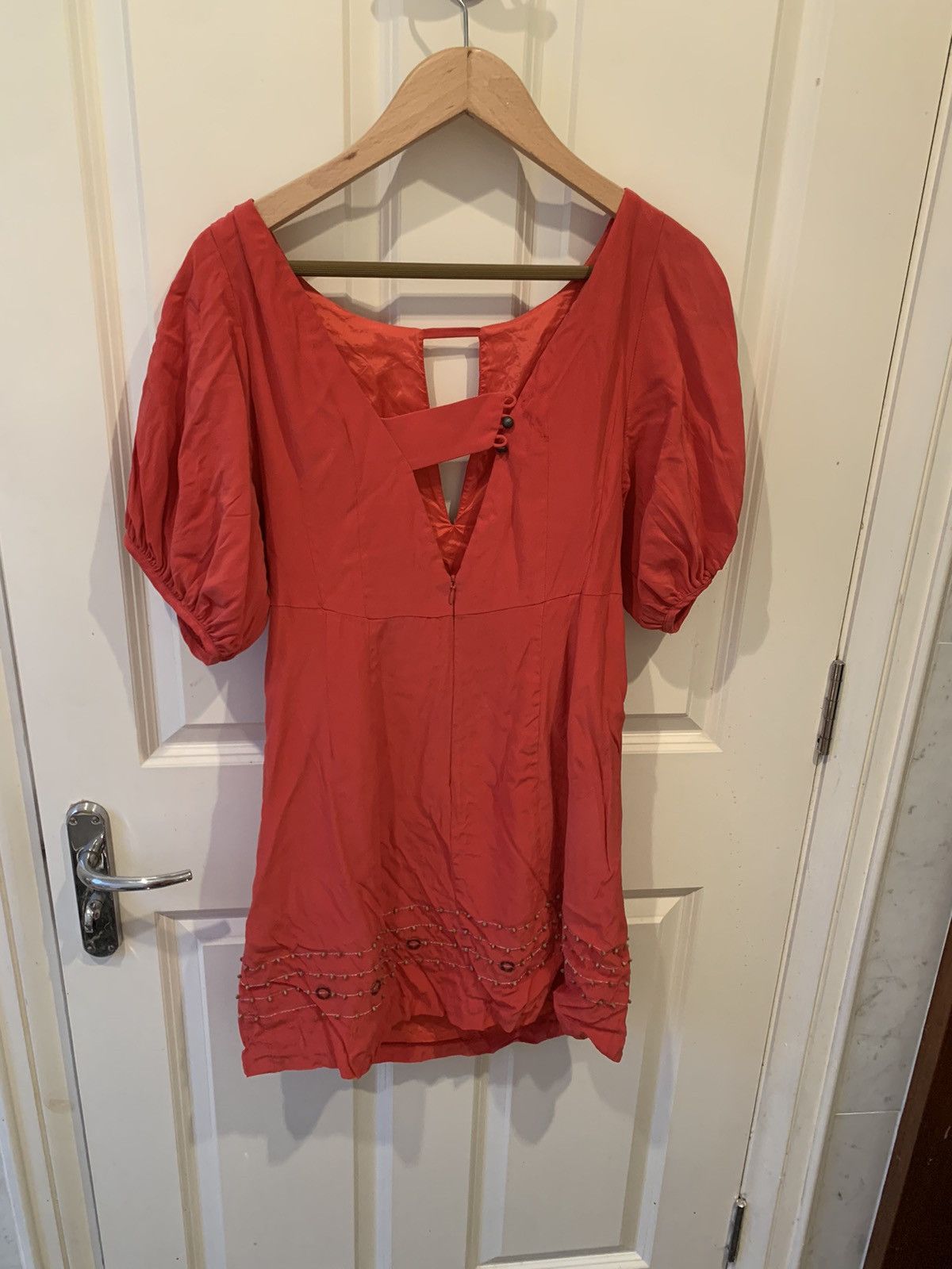 Nanette Lepore Nanette Lepore Coral Sequined Mid-Length Dress Size M / US 6-8 / IT 42-44 - 2 Thumbnail