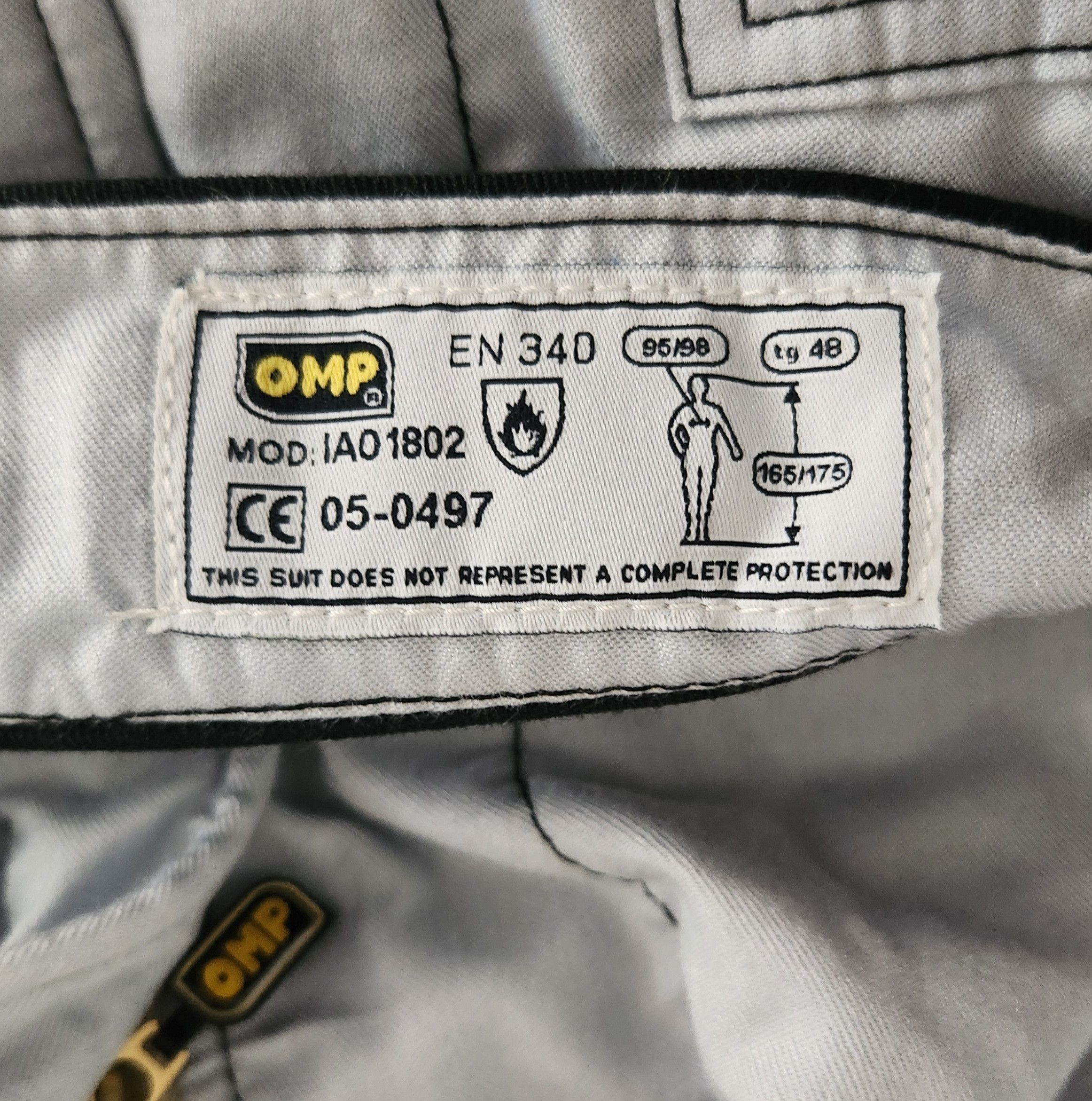 Vintage OMP Racing Fire Resistant Garment Suit Made in Italy Size 48 Size US M / EU 48-50 / 2 - 18 Thumbnail