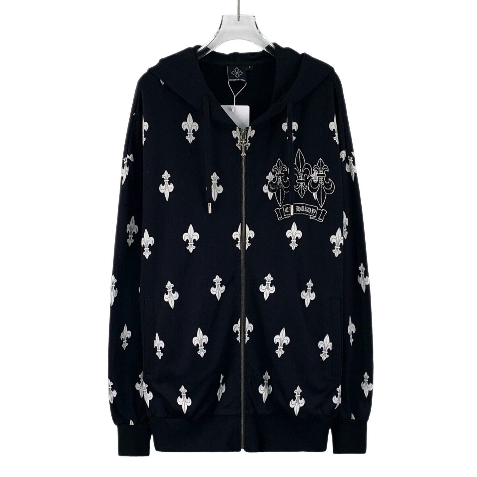 Ed Hardy Ed Hardy Cross Fleur-de-lis Zip Hoodie S Size US S / EU 44-46 / 1 - 1 Thumbnail