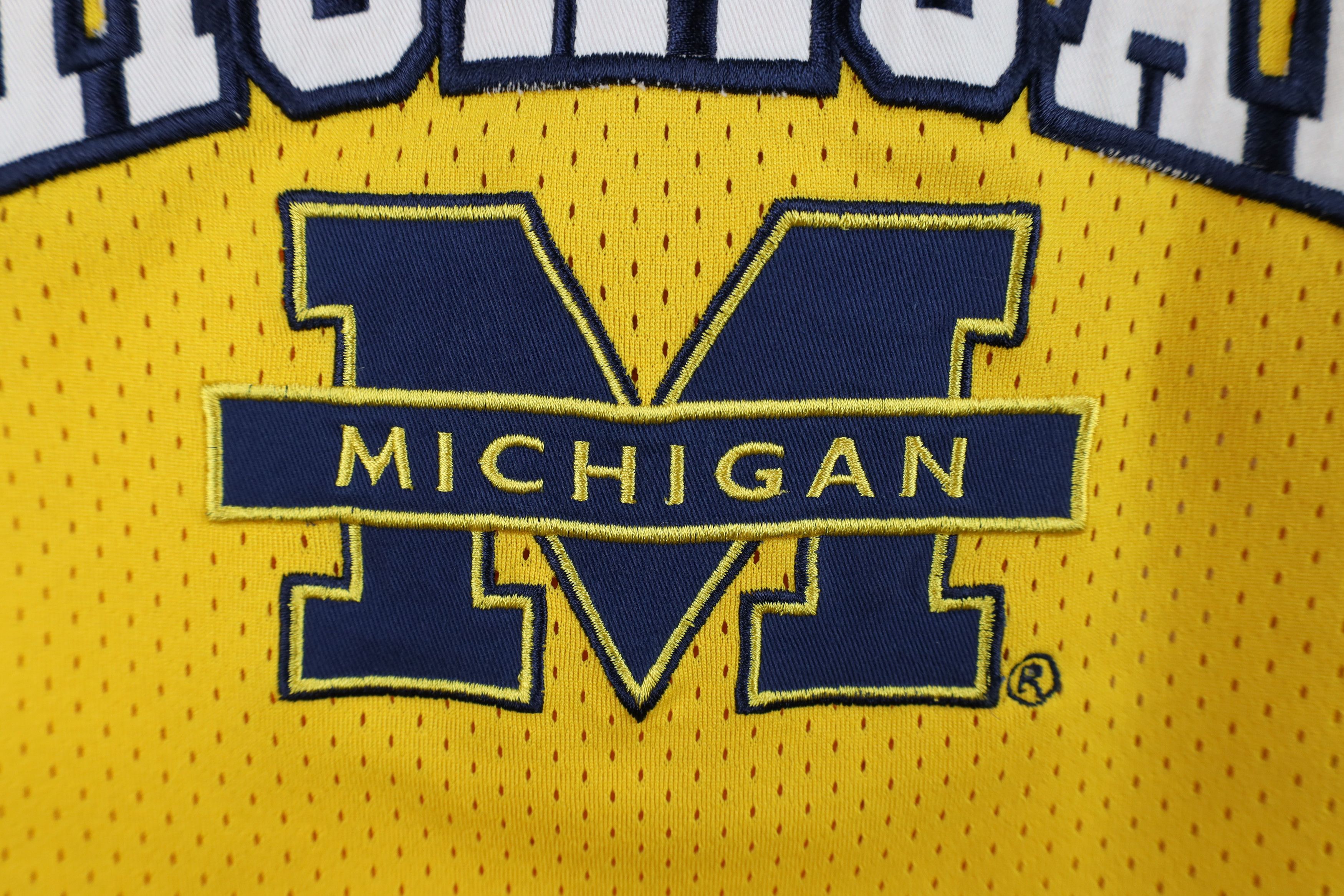 Vintage Vintage 90s University of Michigan Basketball Jersey Mesh Size US S / EU 44-46 / 1 - 6 Thumbnail