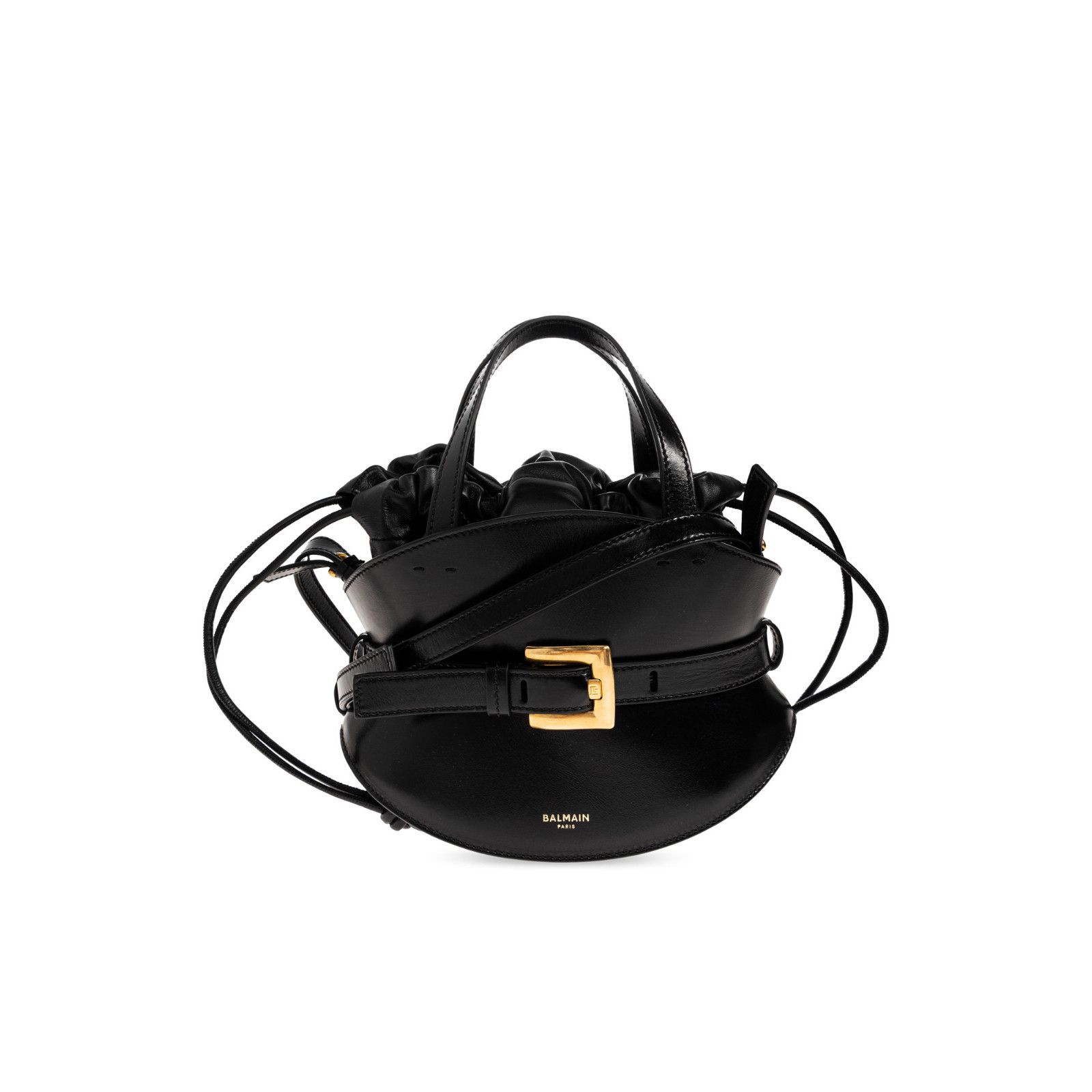 Balmain BALMAIN Shuffle Mini Black Top Handle Bag New & Authentic Size ONE SIZE - 1 Thumbnail