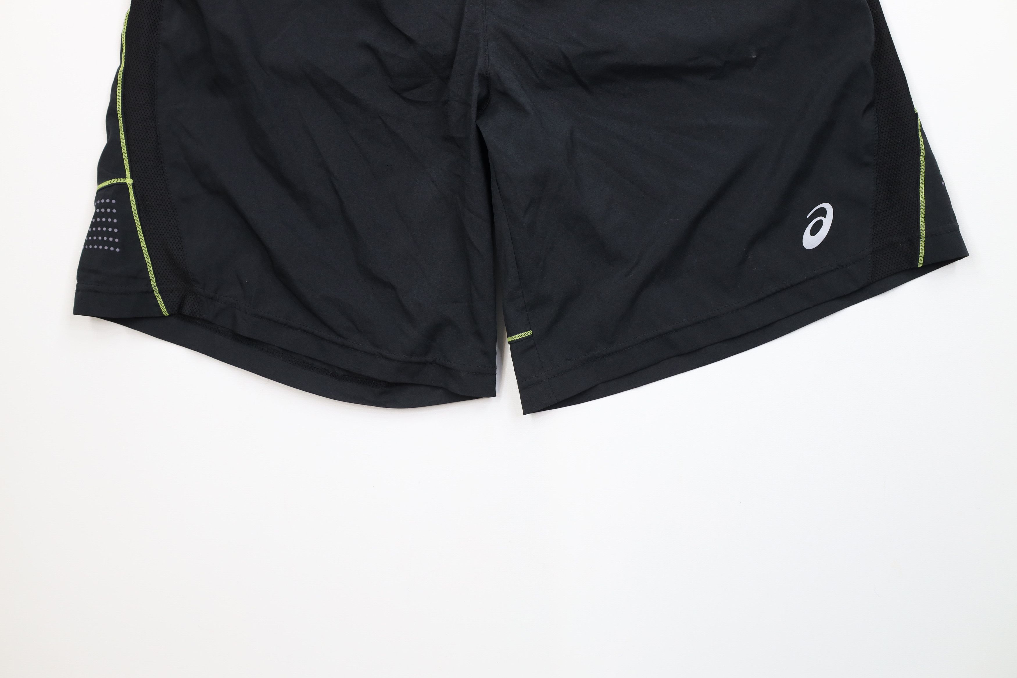 Asics Vintage Y2K Asics Lined Running Jogging Shorts Black Size US 34 / EU 50 - 4 Thumbnail