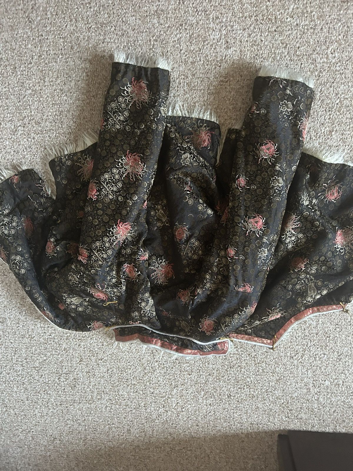 Other Tibetan shirt fur lined Tibetan winter wonju Floral design Size US M / EU 48-50 / 2 - 4 Thumbnail