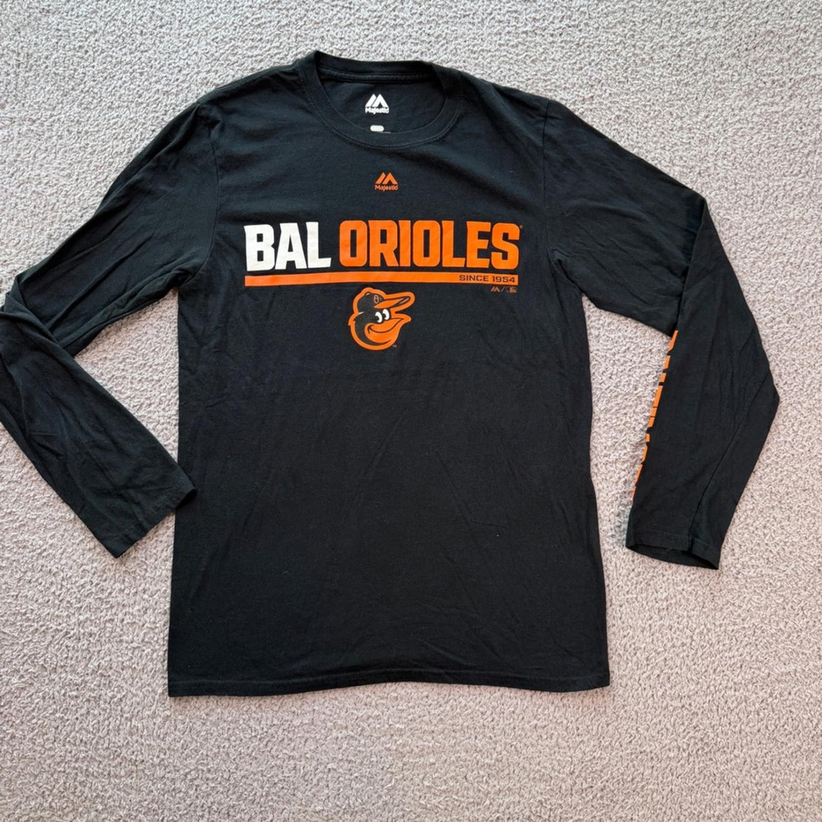 Majestic Majestic Baltimore Orioles MLB Long Sleeve T-Shirt Black Size US S / EU 44-46 / 1 - 1 Thumbnail