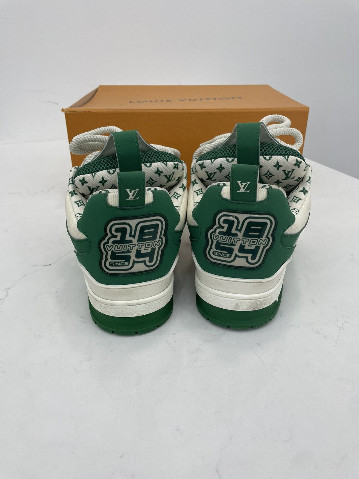 Louis Vuitton Louis Vuitton Skates Green and white Size US 11 / EU 44 - 4 Thumbnail