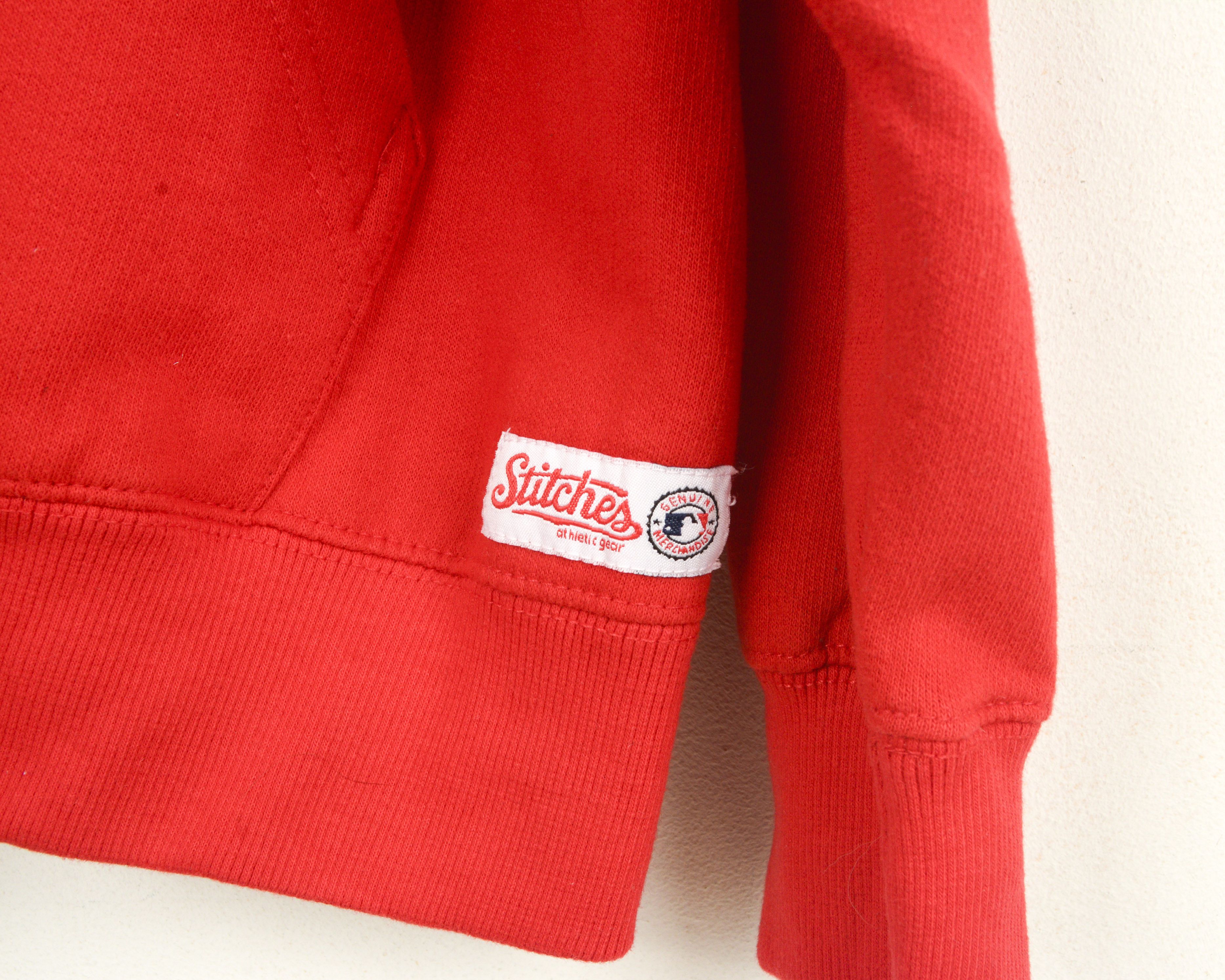 MLB Philadelphia Phillies Stitches Men L Hoodie Sweatshirt Red Size US L / EU 52-54 / 3 - 3 Thumbnail