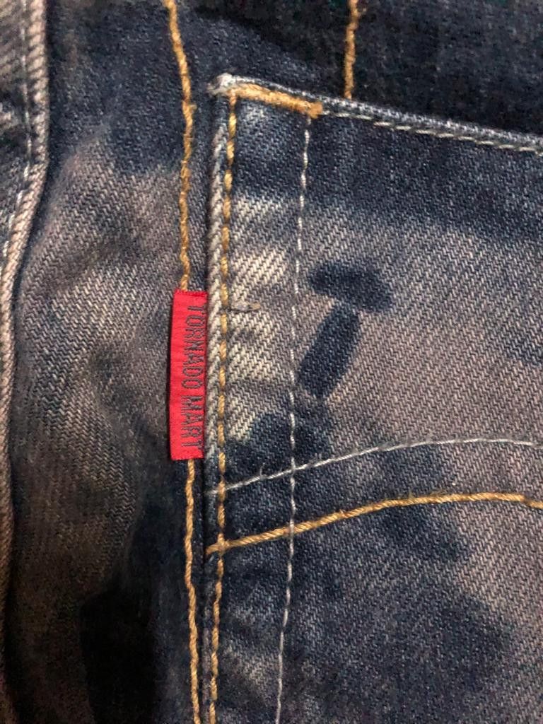 If Six Was Nine × Japanese Brand × Tornado Mart Tornado Mart Snake Print Flare Denim Pants Size US 32 / EU 48 - 5 Thumbnail