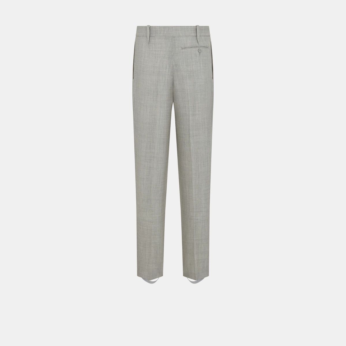 Dior o1bcso1str0125 Pleated Pants in Grey Size US 30 / EU 46 - 2 Thumbnail