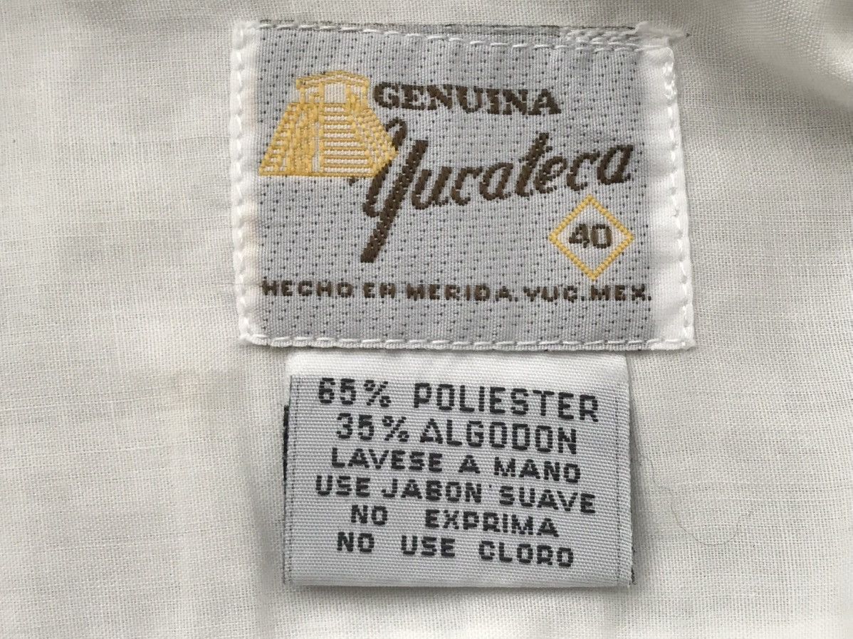 Mexicana Vintage Guayabera shirt button shirt mexicana yucateca Size US M / EU 48-50 / 2 - 8 Thumbnail