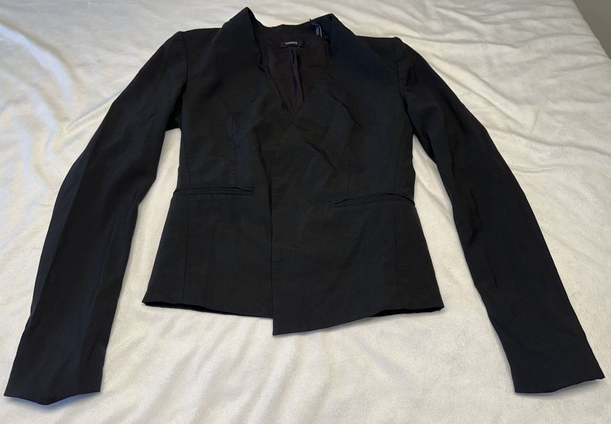 Theory Theory Women's Lanai Edition Open Front Jacket Size 2 Black Size XS / US 0-2 / IT 36-38 - 1 Thumbnail