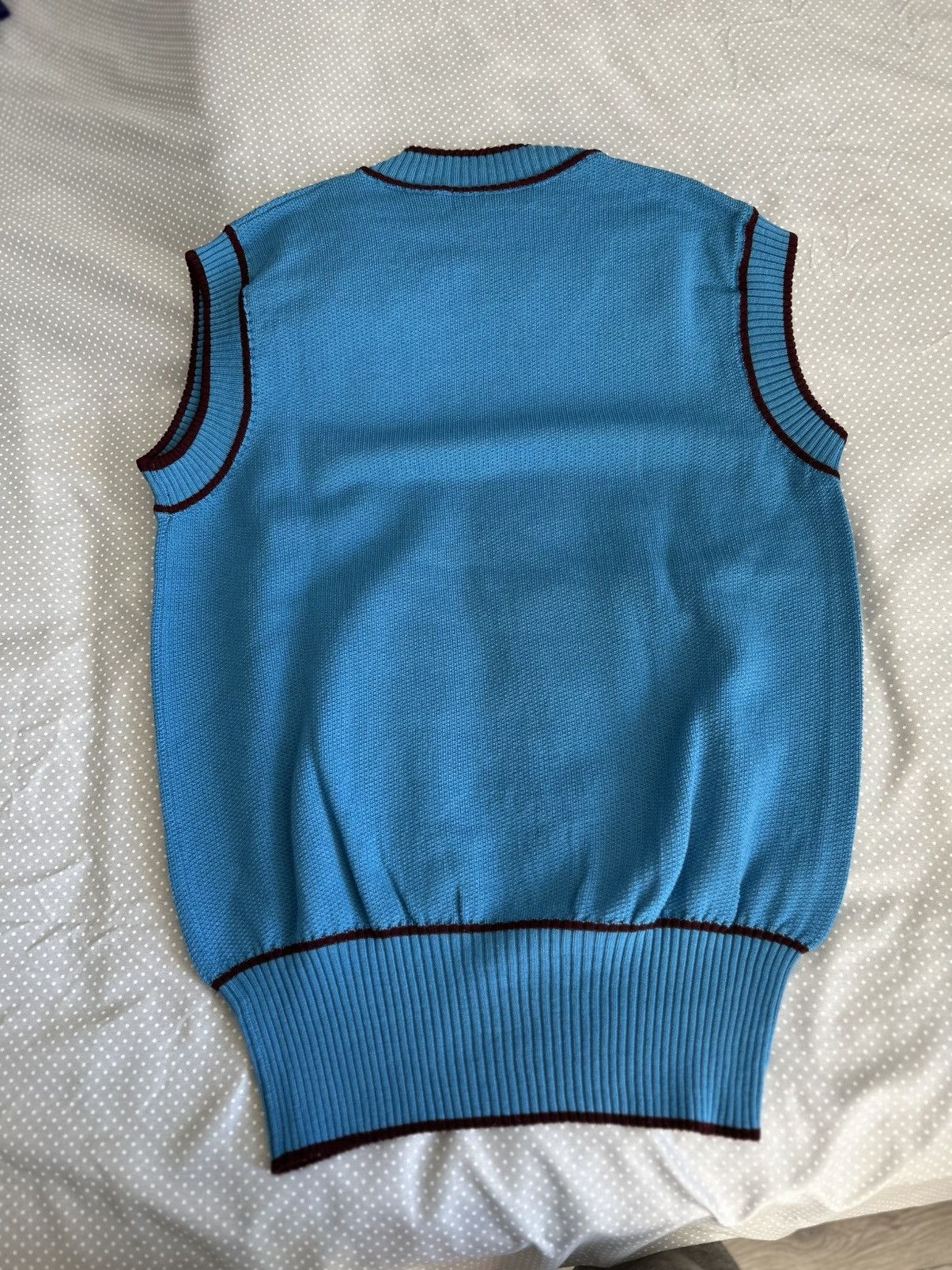 Fred Perry Vintage Fred Perry 100% Merino Wool Vest Size US S / EU 44-46 / 1 - 2 Thumbnail