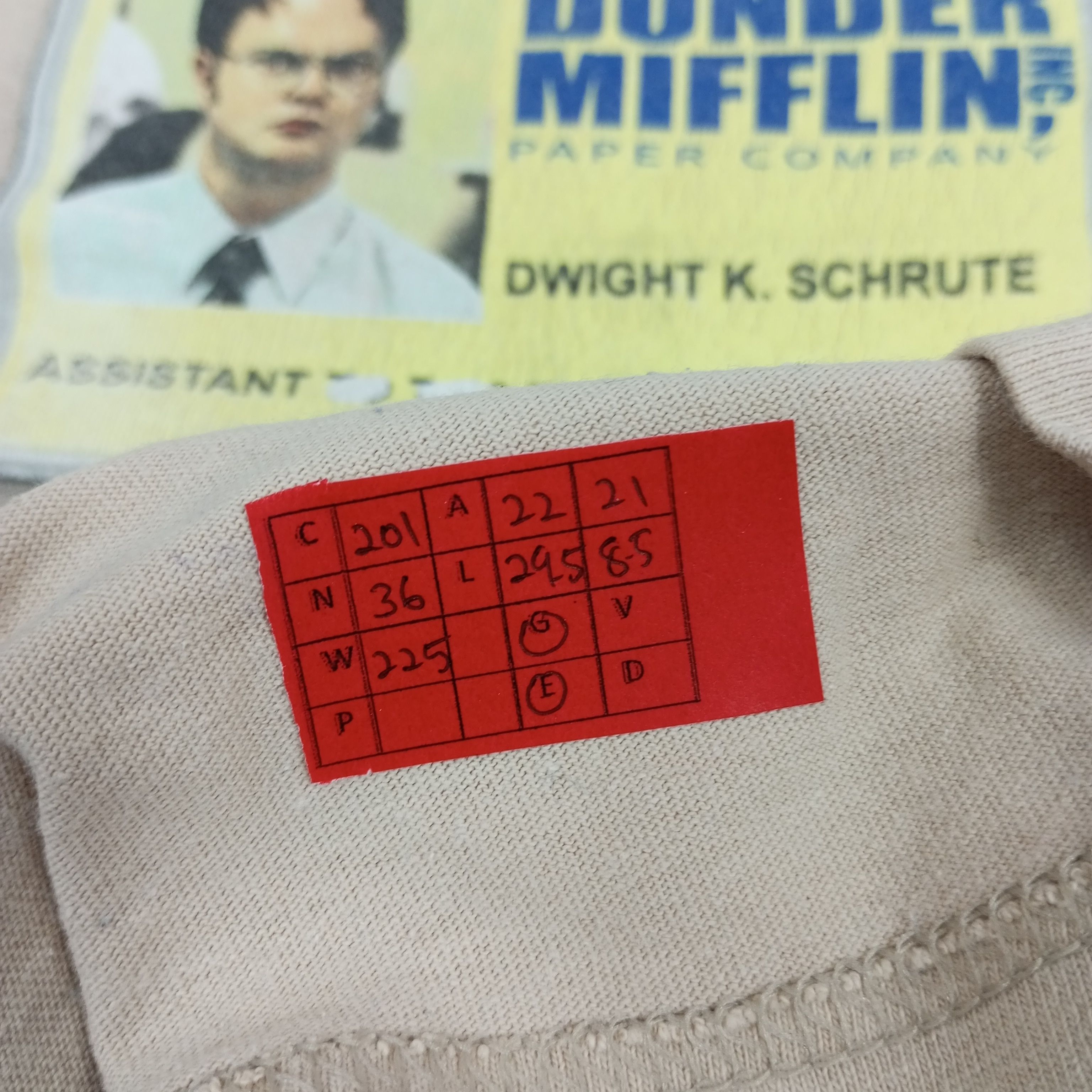 Vintage The Office Movie Dunder Mifflin Vintage Tshirt Size US L / EU 52-54 / 3 - 8 Thumbnail