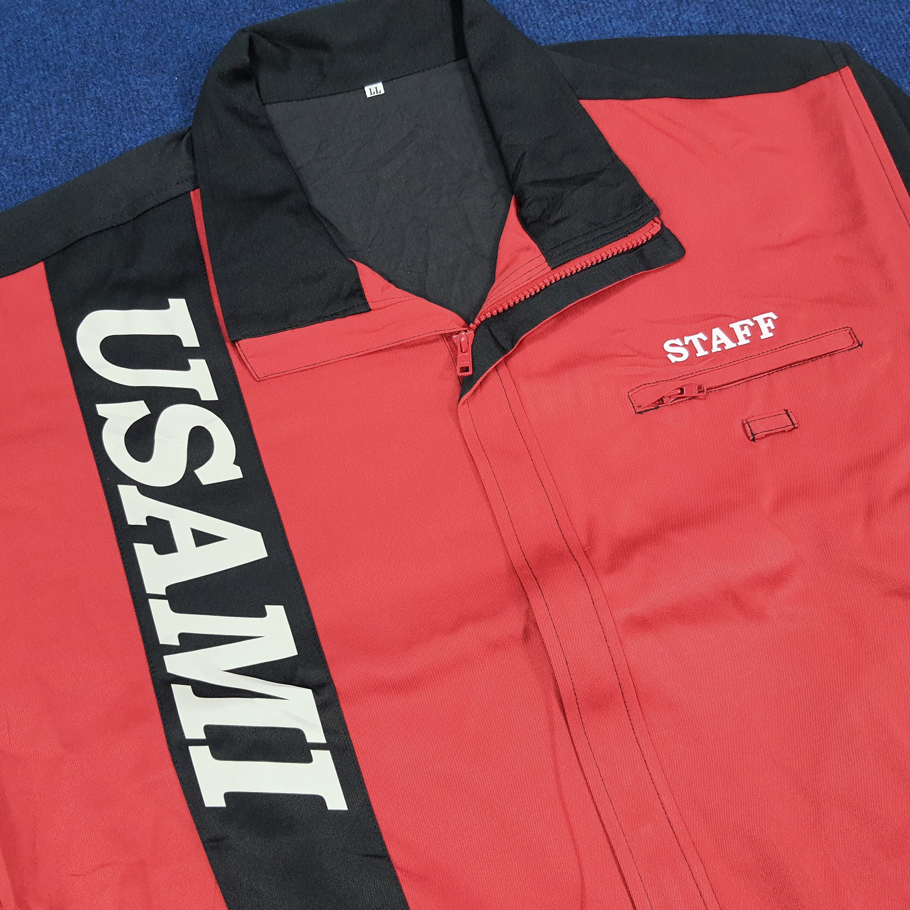 Japanese Brand × Vintage Vintage Usami Car Care Service Japan Motorsport Staff Jacket Size US L / EU 52-54 / 3 - 2 Thumbnail