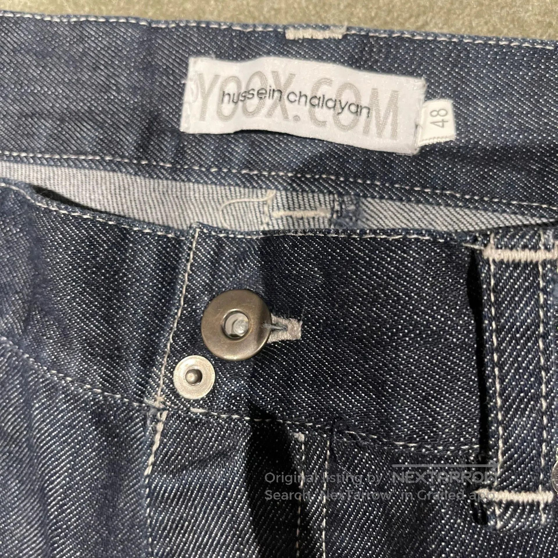 Hussein Chalayan Hussein Chalayan Denim Pants Size 48. Size US 38 / EU 54 - 3 Thumbnail