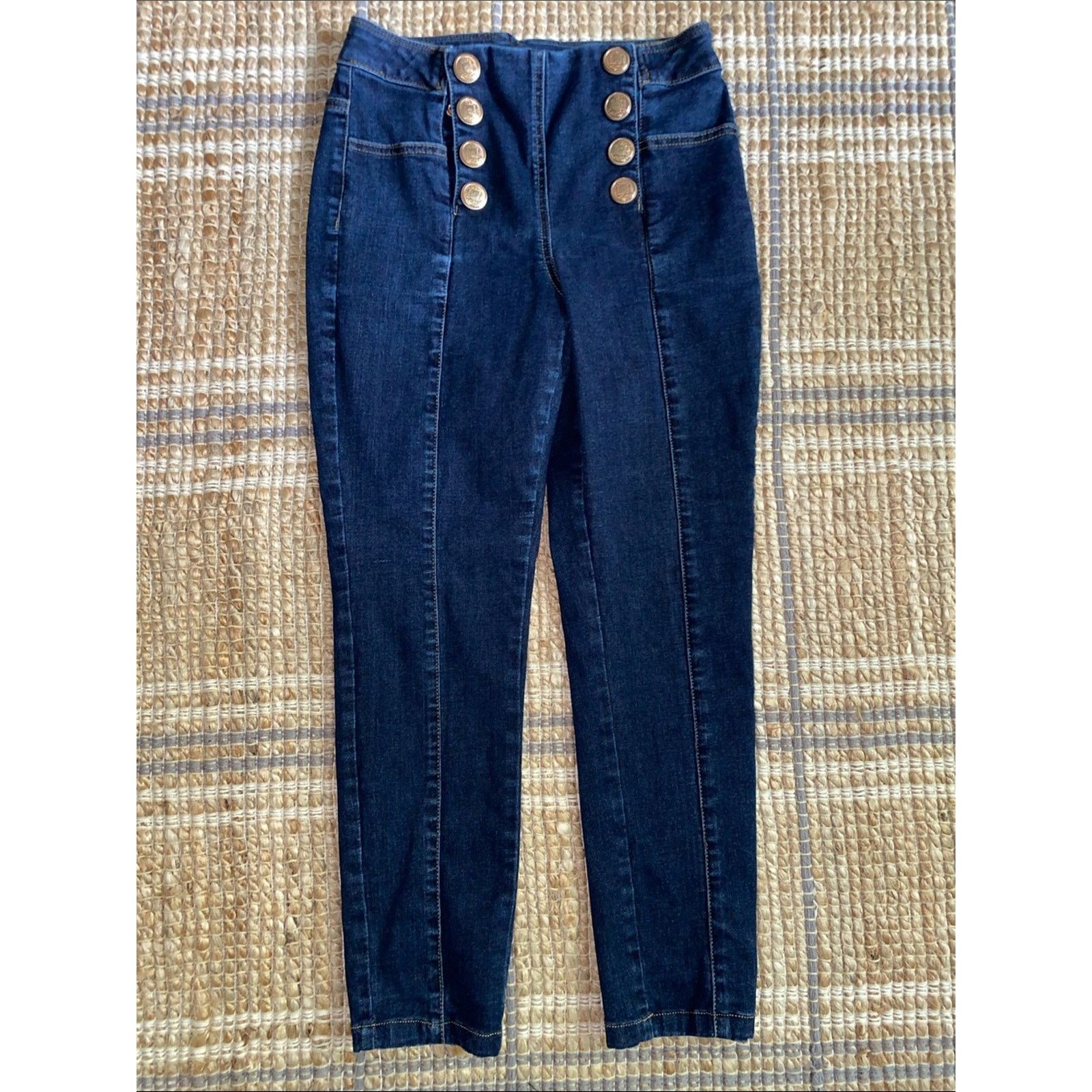 J.McLaughlin J McLaughlin Hastings Stretch Jeans sailor Nautical 2 EUC Size 26" / US 2 / IT 38 - 2 Thumbnail