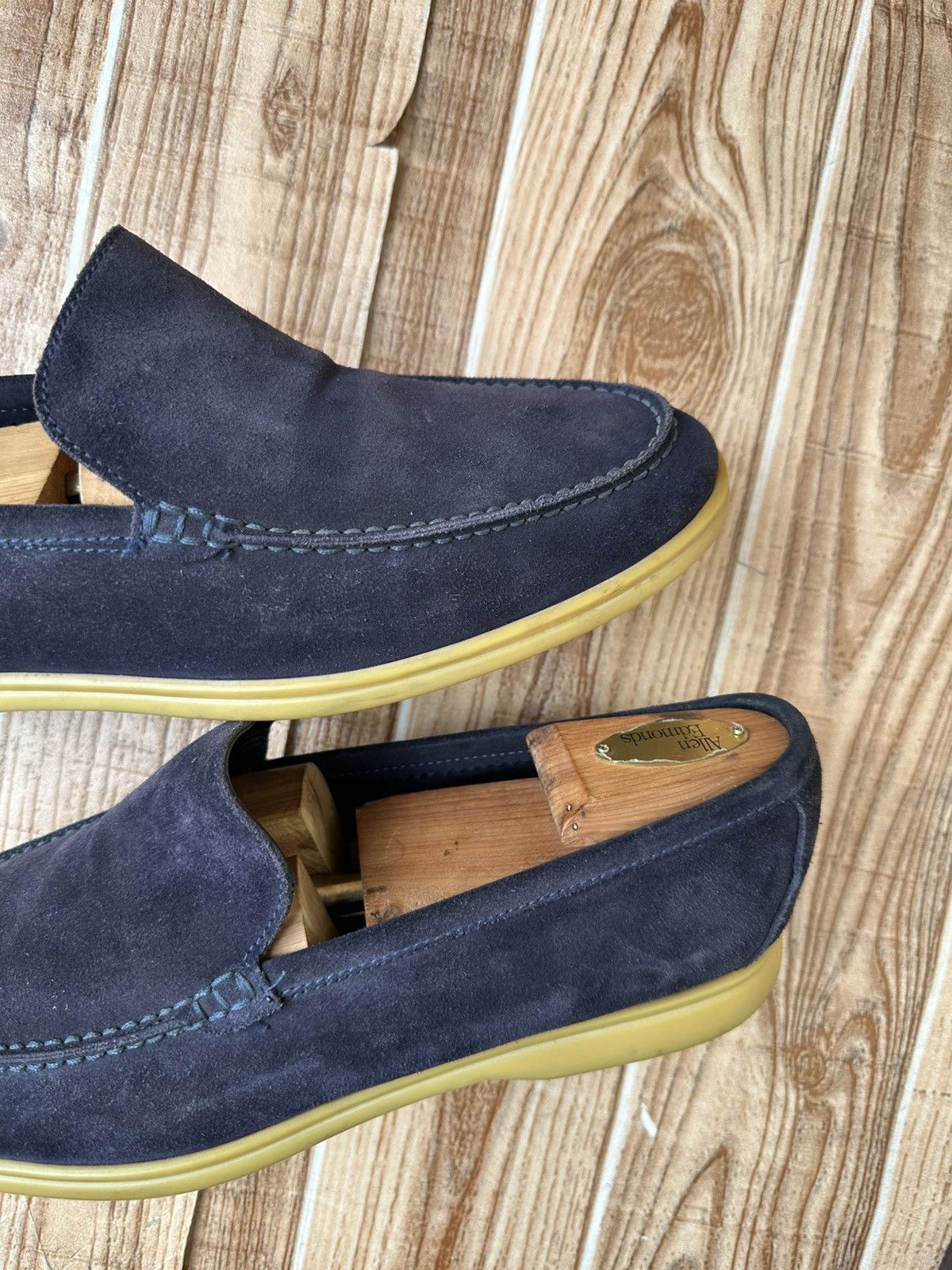 Loro Piana Loro Piana Summer Walk Blue Suede Loafer Flats Size US 11 / EU 44 - 10 Thumbnail