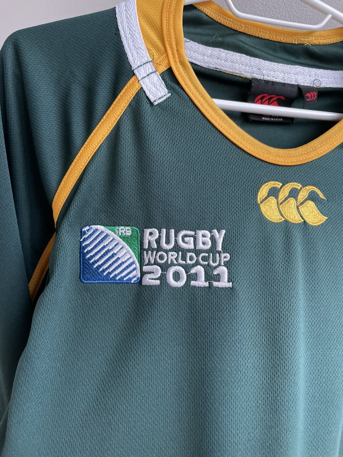 Canterbury of New Zealand South Africa Rugby Jersey 2011 World Cup Union Canterbury Size US XXL / EU 58 / 5 - 7 Thumbnail