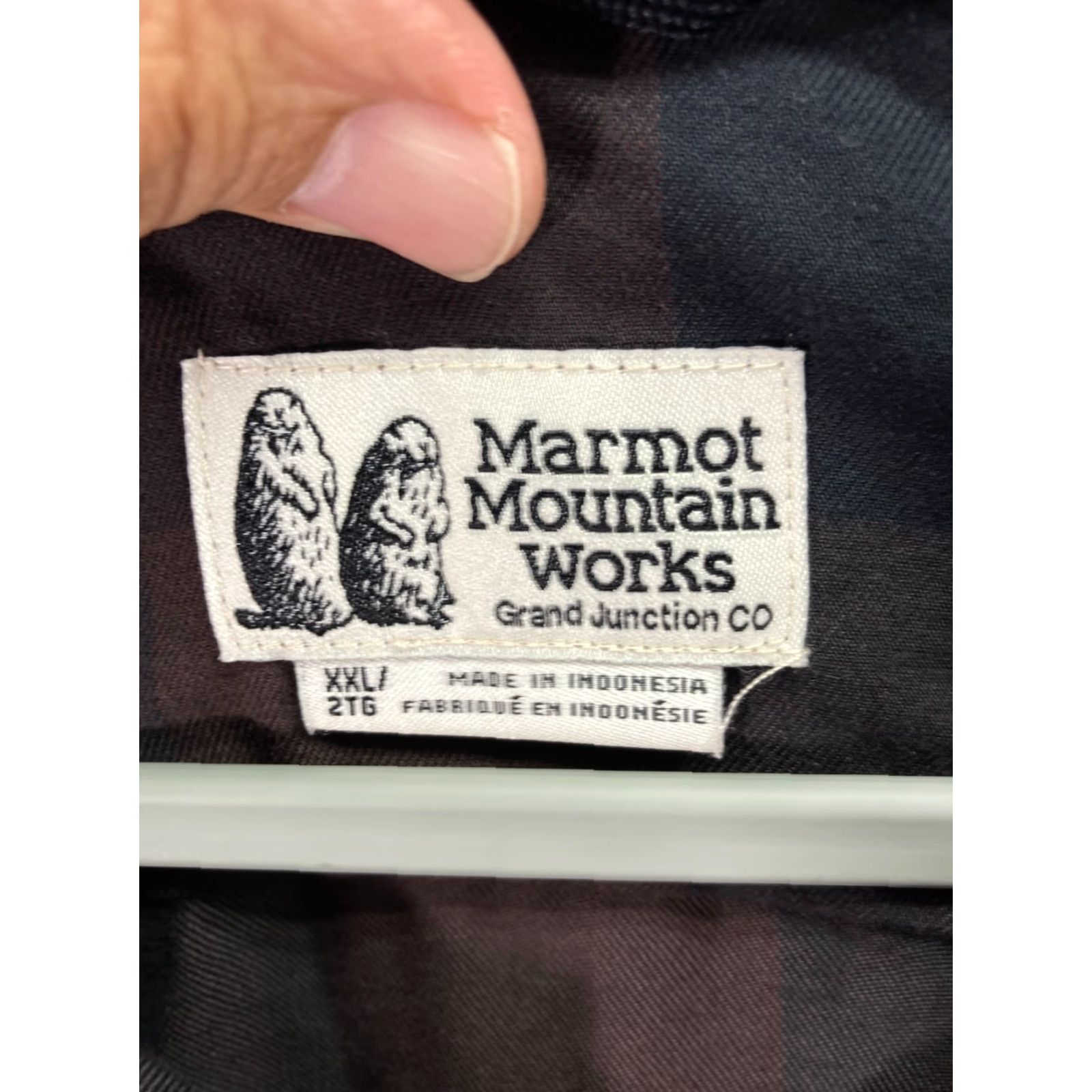 Marmot Marmot Mountain Works Flannel Button Up Pocket Shirt Mens XXL Brown Black Plaid Size US XXL / EU 58 / 5 - 7 Thumbnail
