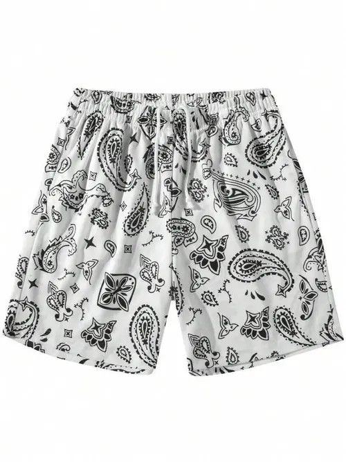 Japanese Brand Print Y2k Shorts DRIP summer Size US 36 / EU 52 - 2 Thumbnail