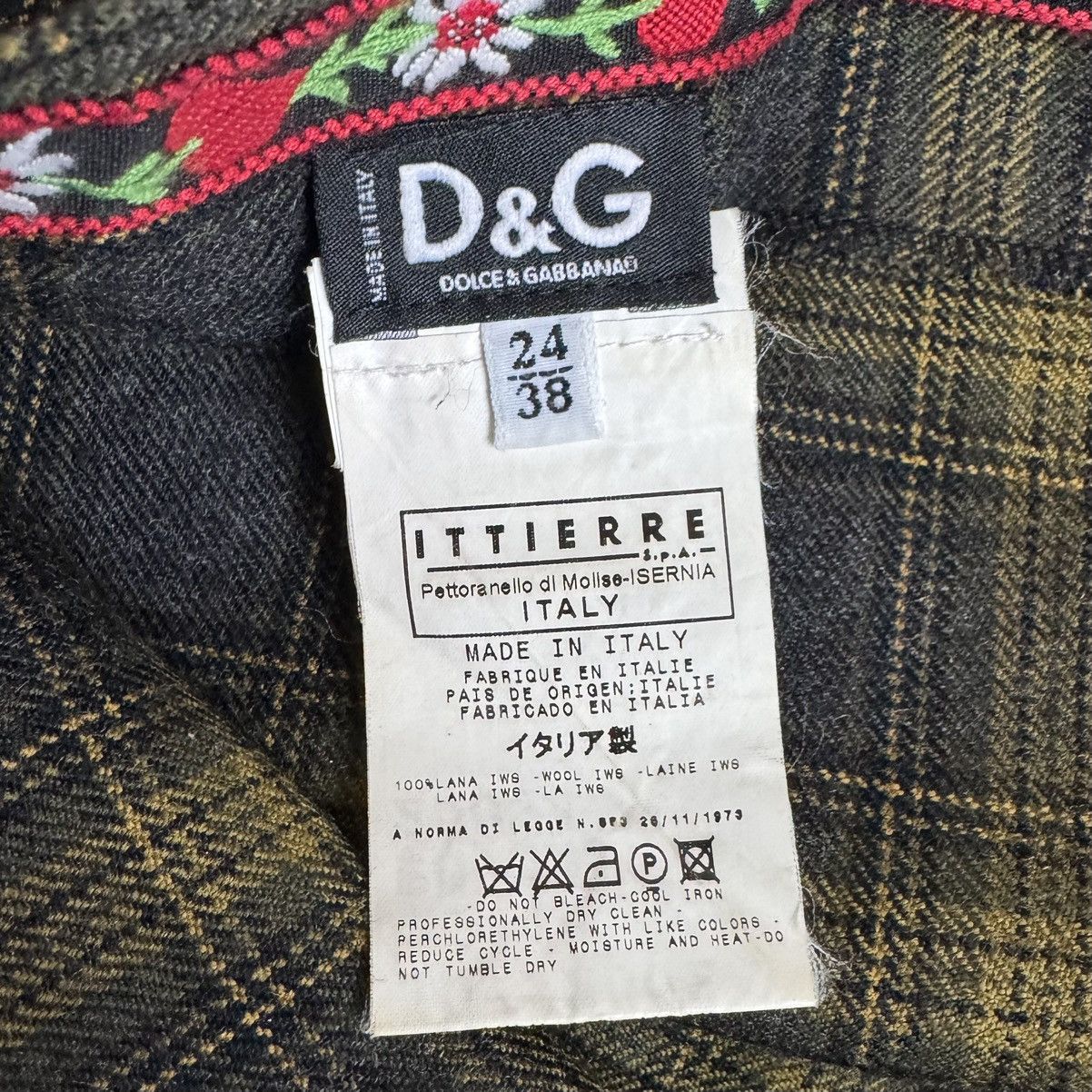 Dolce & Gabbana Vintage dolce&gabbana plaid pleated mini skirt Size 27" / US 4 / IT 40 - 3 Thumbnail