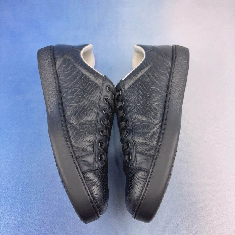 Gucci Gucci Ace GG Logo Low-Top Sneakers - Size US 7.5 / EU 40-41 - 7 Thumbnail