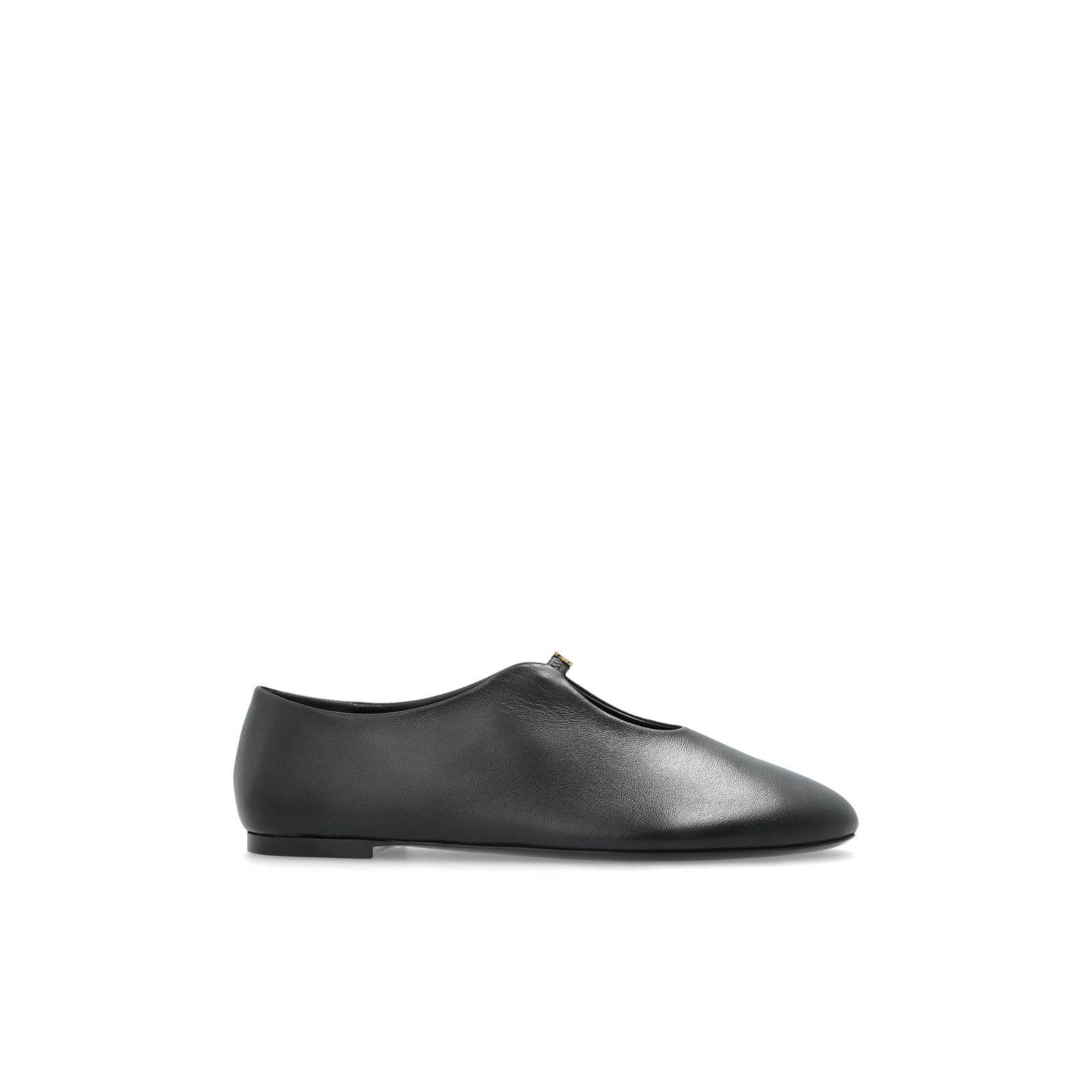 Givenchy GIVENCHY Black Leather Ballerina Loafers New & Authentic (Wo Size US 7.5 / IT 37.5 - 1 Thumbnail