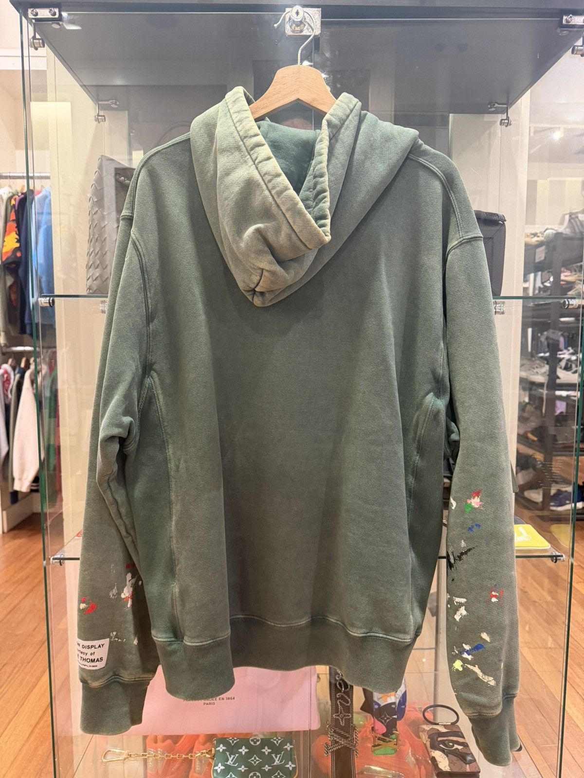 Gallery Dept. Gallery Dept. Paint Splatter Hoodie - Washed Green Size US L / EU 52-54 / 3 - 3 Thumbnail