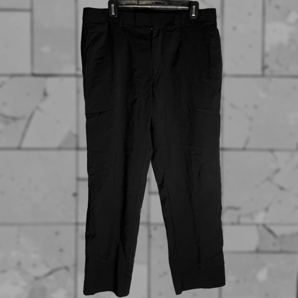 Vintage HUGO BOSS Black Dress Pants 100% Wool Mens Size 35R X 31 Size US 35 - 1 Thumbnail