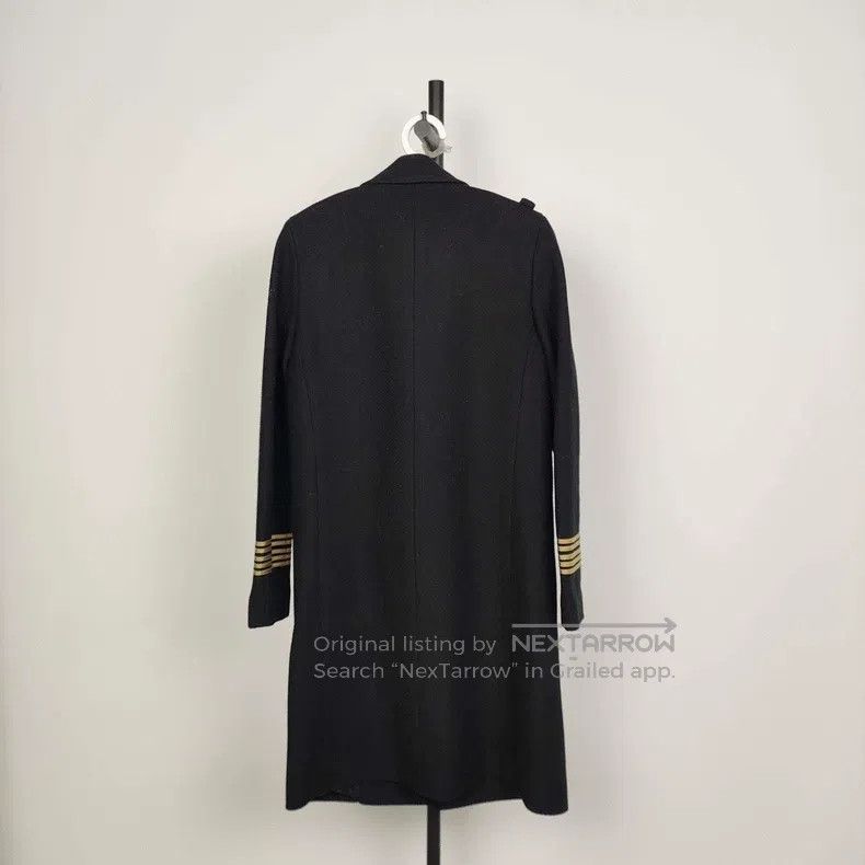 Saint Laurent Paris Saint Laurent Paris Court style gold button long coat Size XXS / US 00 / IT 34 - 2 Thumbnail