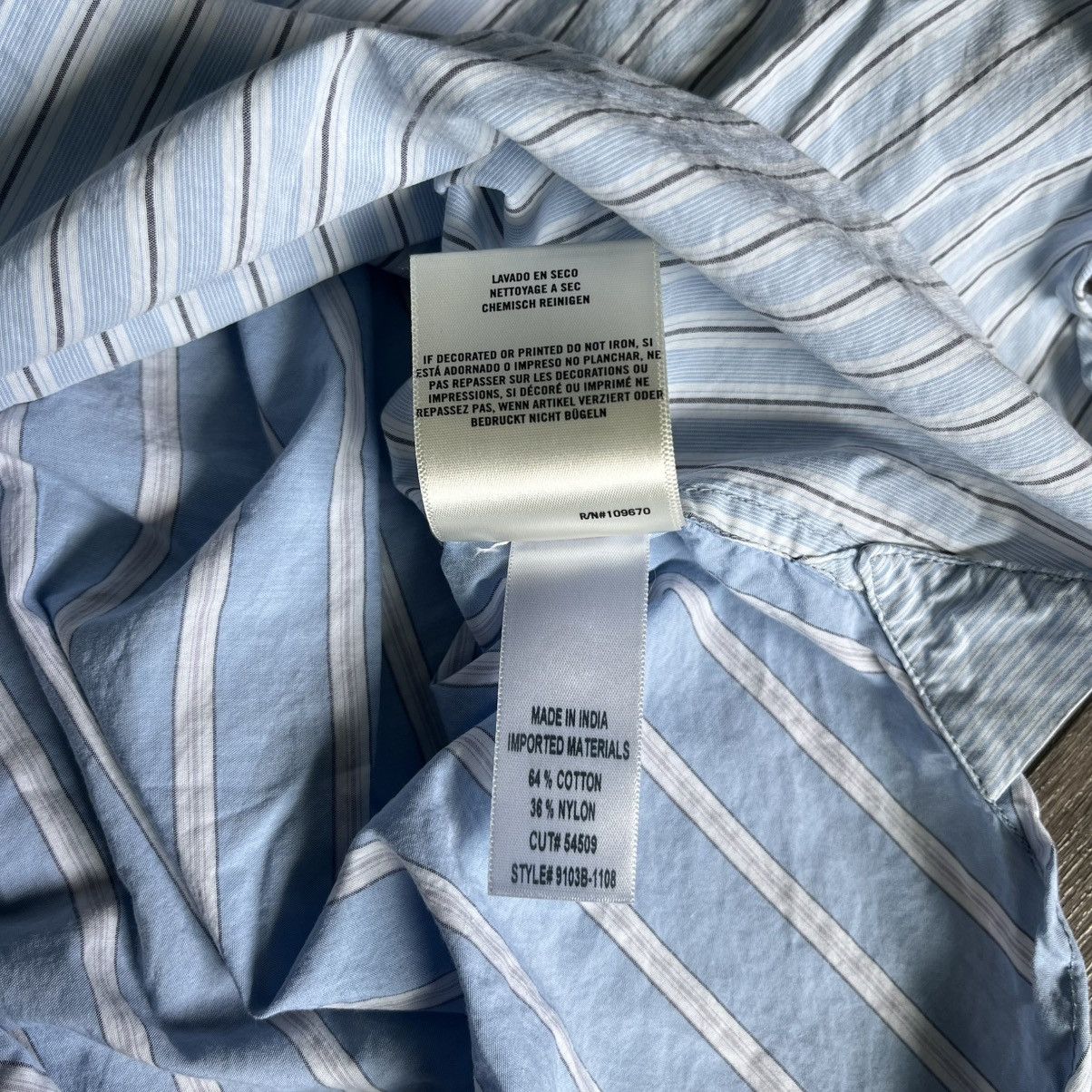 Citizens Of Humanity × Designer × Vintage Citizens of Humanity Kayla Button Up Shirt Reworked Stripe Size M / US 6-8 / IT 42-44 - 12 Thumbnail