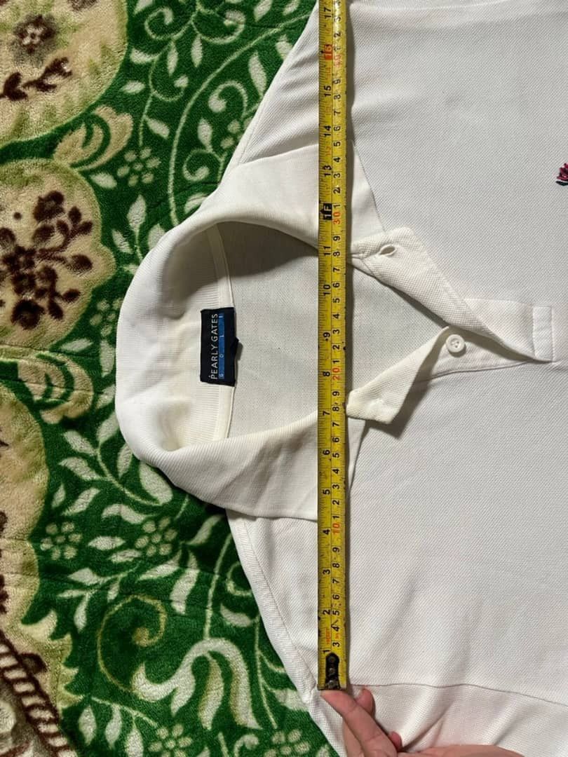 Vintage K5-12 Pearly Gates golf polo single stich vintage made japan Size US L / EU 52-54 / 3 - 6 Thumbnail