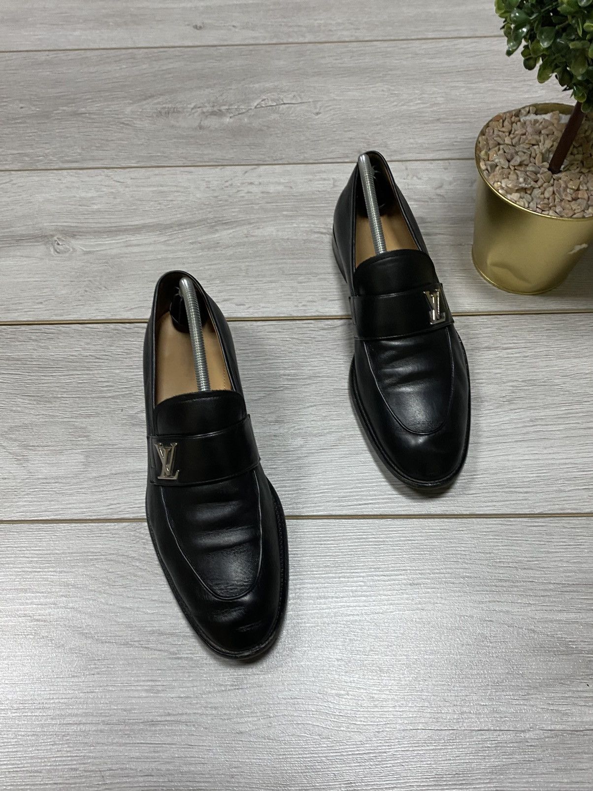 Louis Vuitton Louis Vuitton Saint germain loafer leather LV shoes Size US 8 / EU 41 - 3 Thumbnail