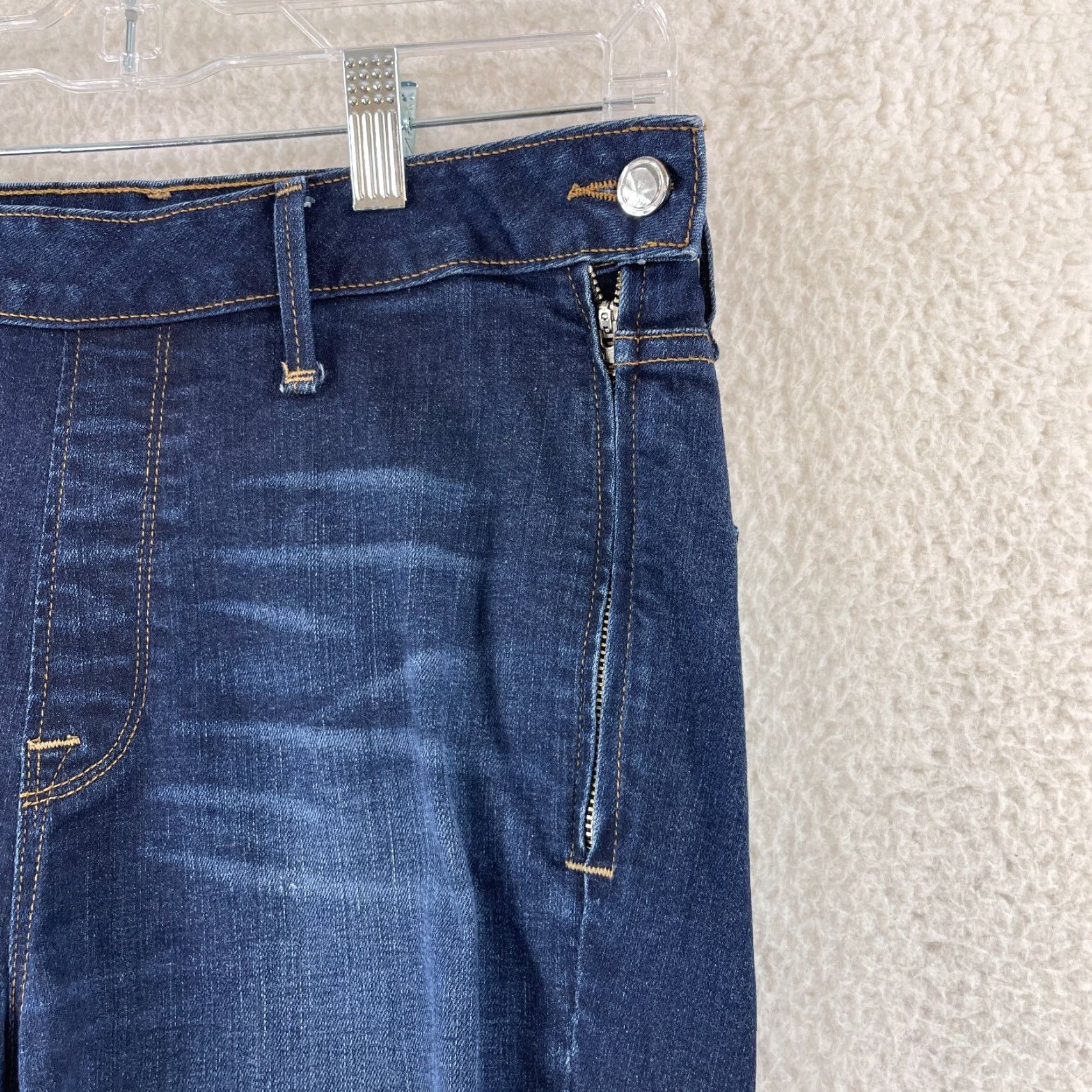 Good American Good American Jeans Womens Size 8 Blue Denim High Waisted Skinny Casual Side Zip Size 30" / US 8 / IT 44 - 4 Thumbnail