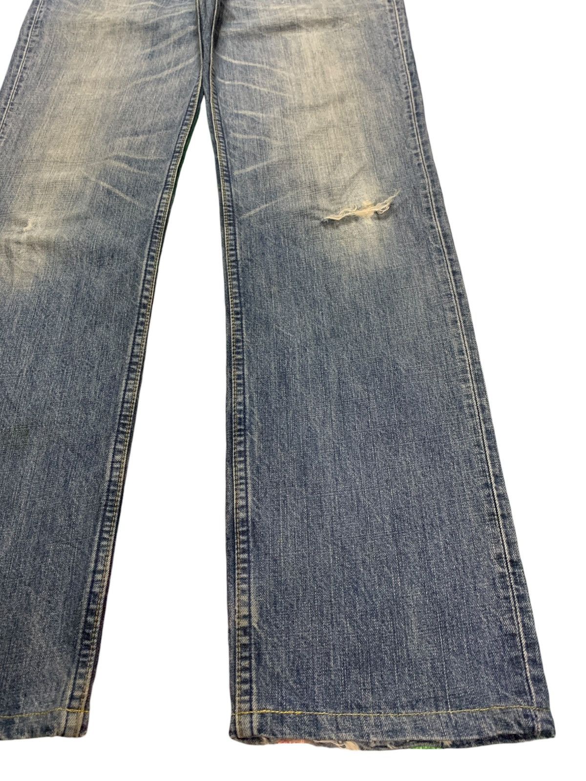 Levi's × Levi's Vintage Clothing Vintage 90s Levis 502 Faded Wash Distressed Loose Jeans Size US 31 - 7 Thumbnail
