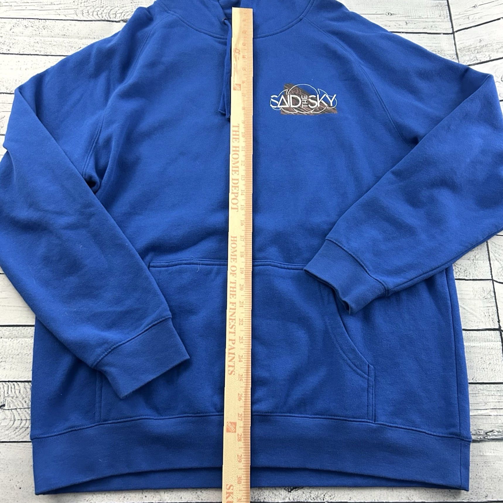 Vintage Said The Sky Red Rocks Hoodie Pullover Sweatshirt Men XXL Blue Size US XXL / EU 58 / 5 - 3 Thumbnail