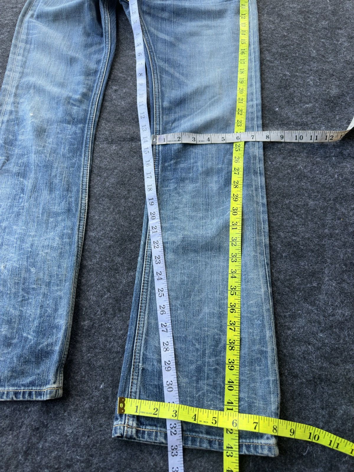 Wrangler Wrangler Flare Faded Washed Vintage Denim D356 Size US 29 - 11 Thumbnail