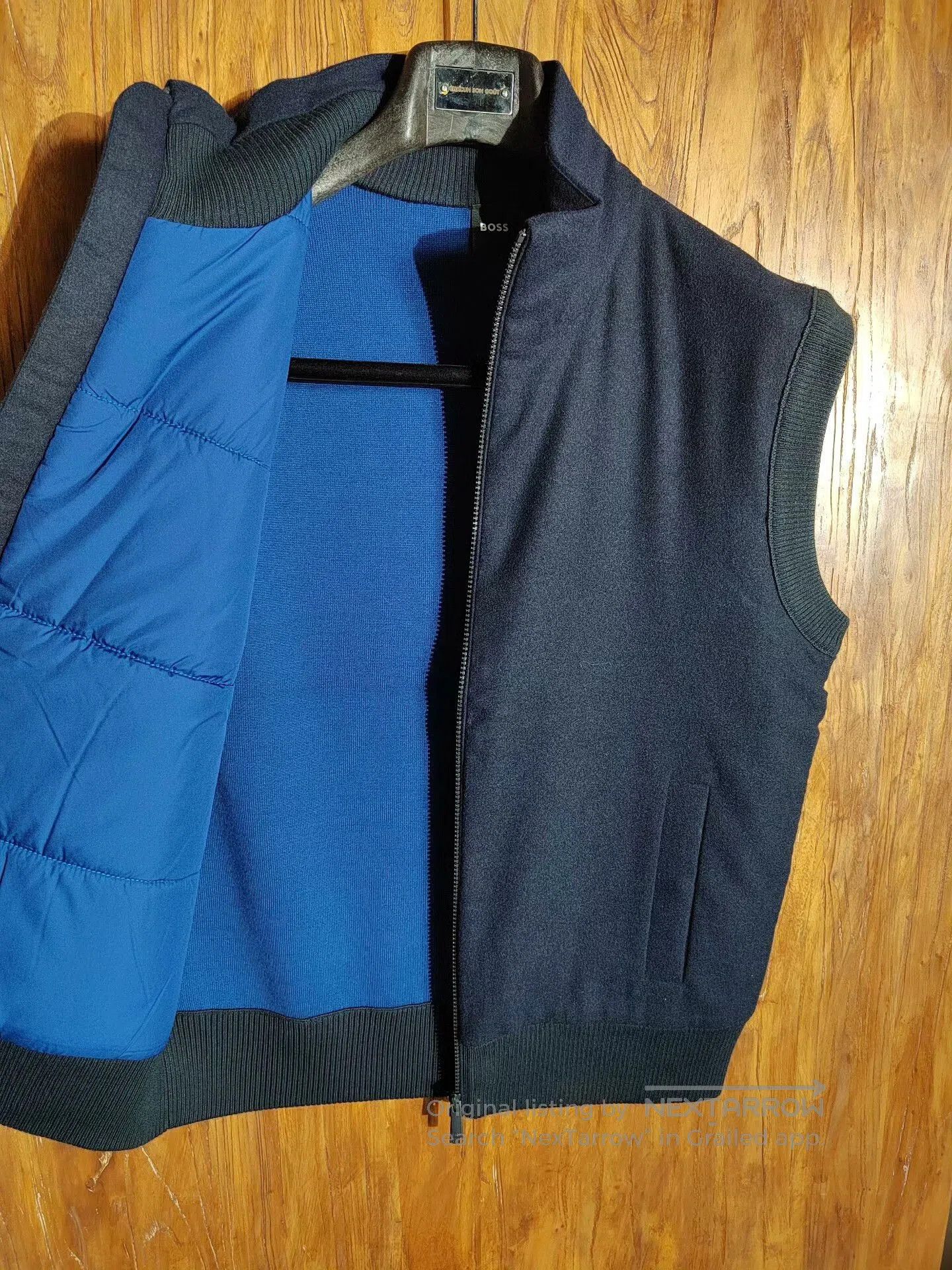 Hugo Boss Hugo Boss Blue Wool Vest. Size US L / EU 52-54 / 3 - 2 Thumbnail